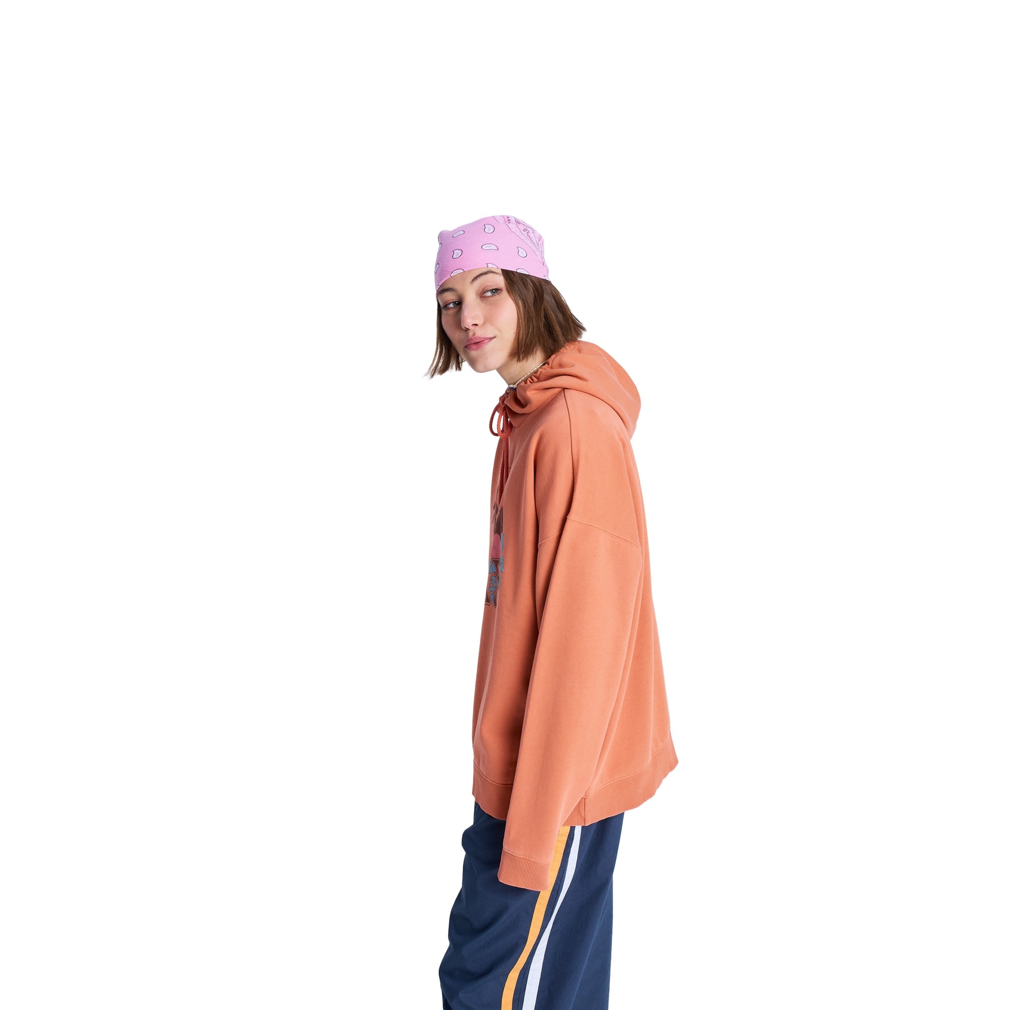 Sudadera de mujer Lineup Oversized Roxy - Naranja Naranja-3