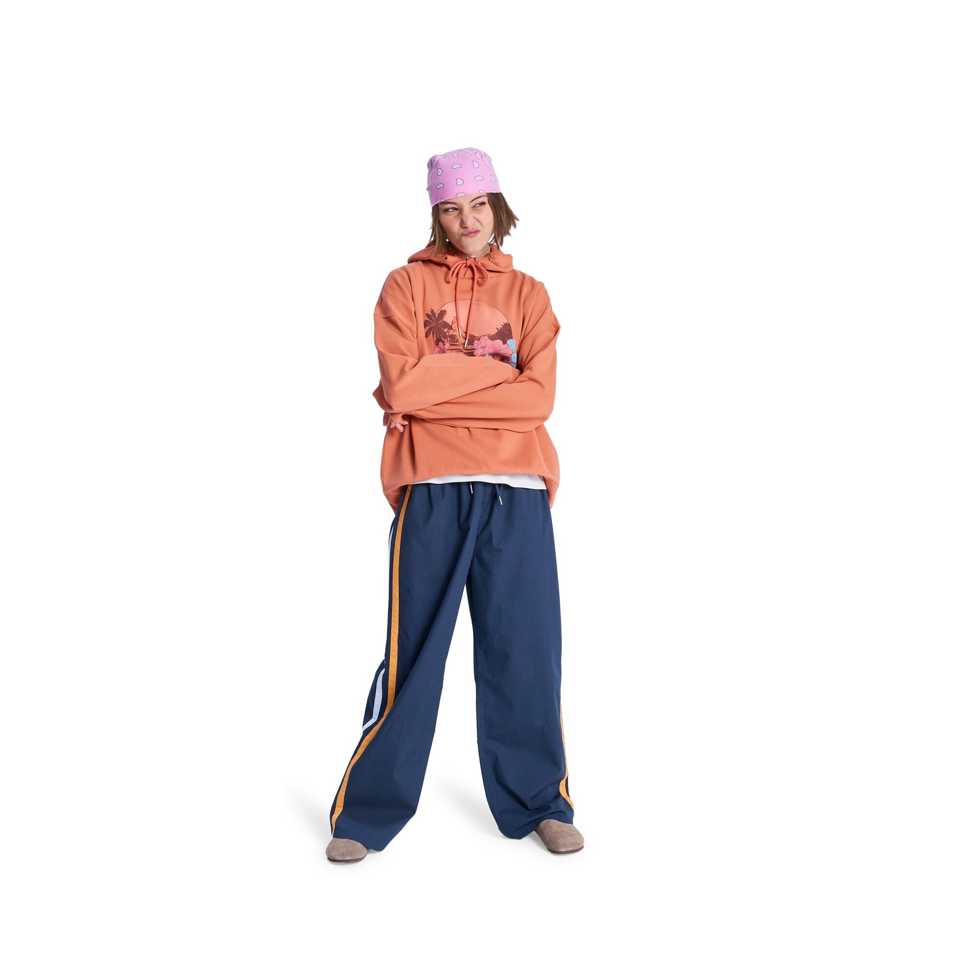 Sudadera de mujer Lineup Oversized Roxy - Naranja Naranja-5