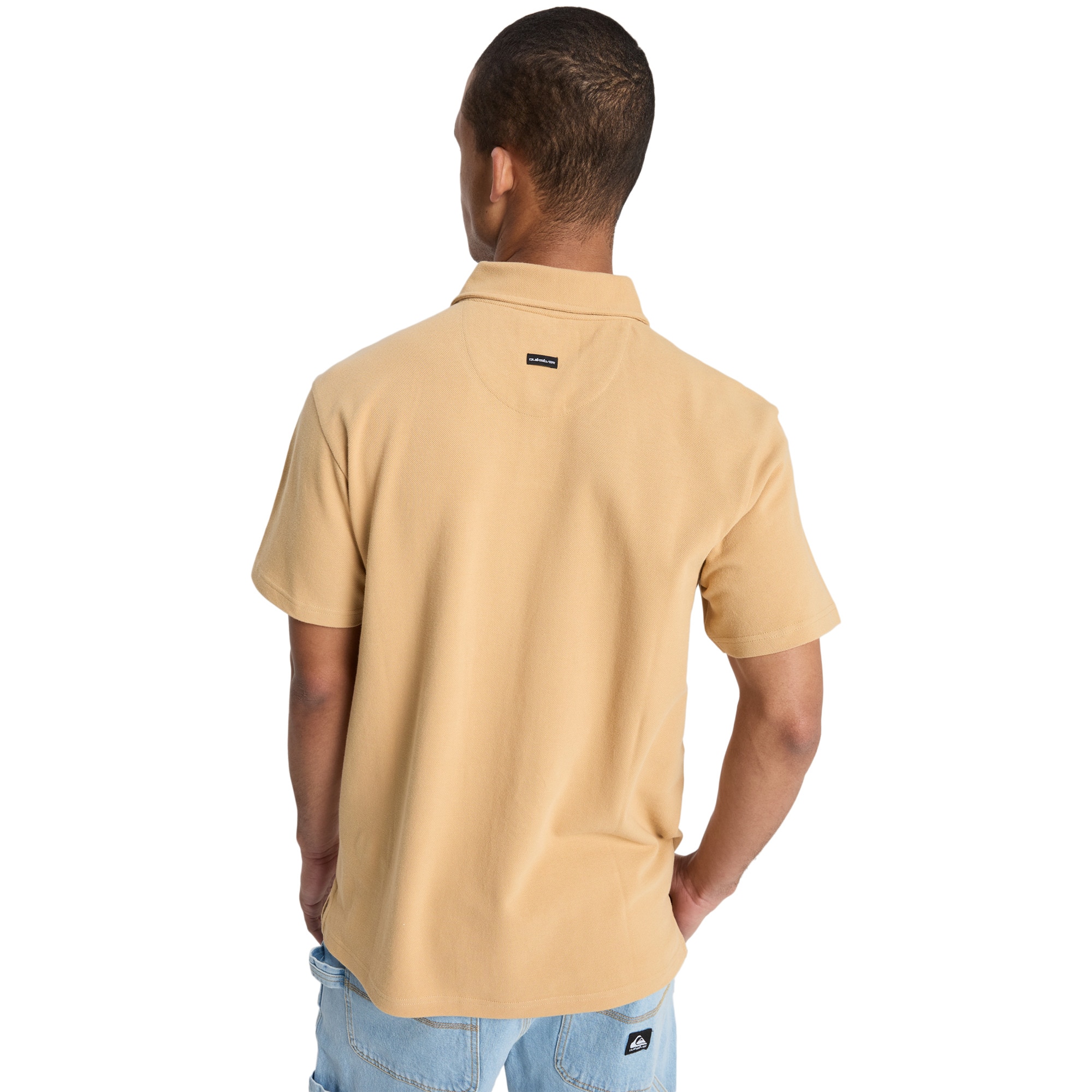 Polo de manga corta para hombre Mw Pique Polo Quiksilver - Marrón Marrón-2