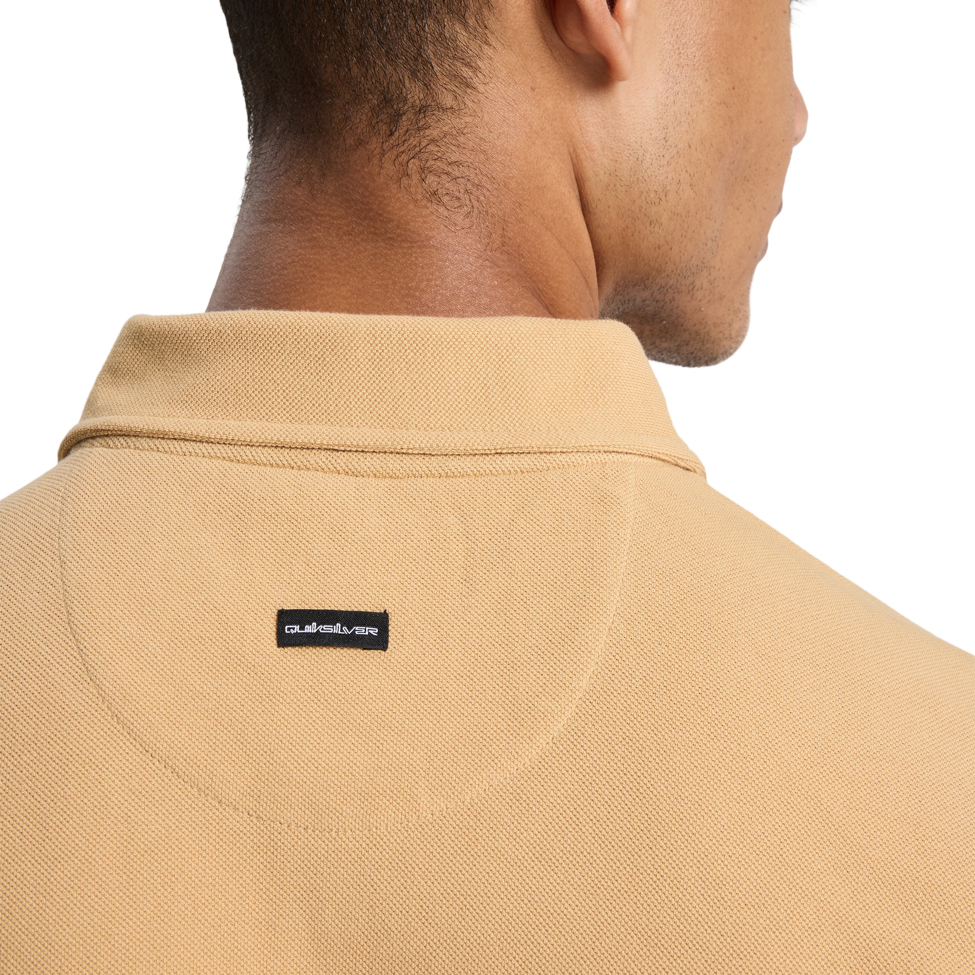 Polo de manga corta para hombre Mw Pique Polo Quiksilver - Marrón Marrón-5