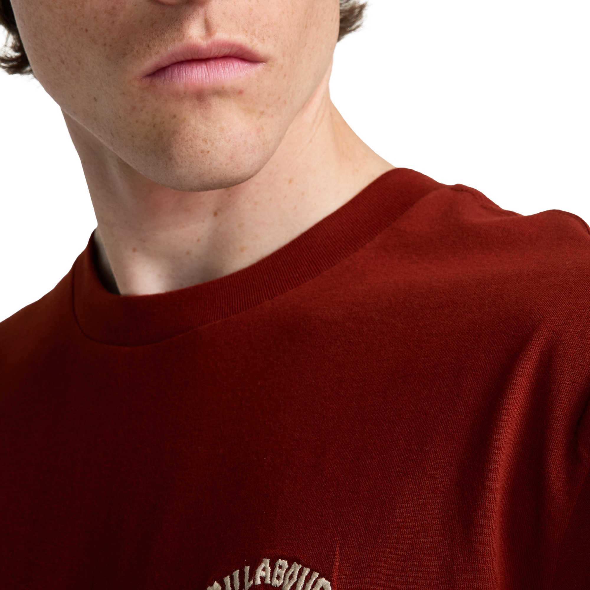 Camiseta de hombre Arch Crew Billabong - Azul Rojo-5