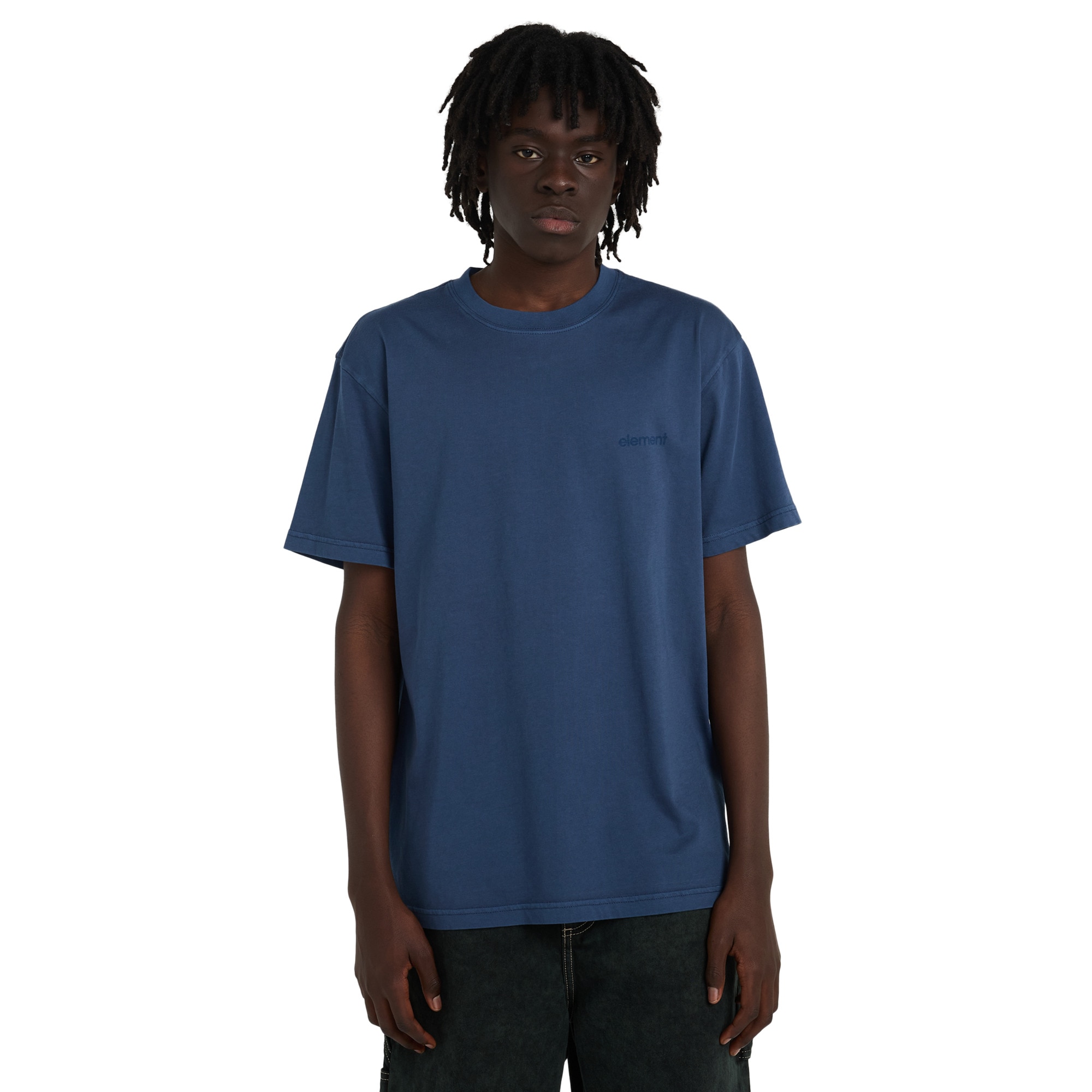 Camiseta de hombre Lowcase Pigment Element - Azul oscuro Azul oscuro-1