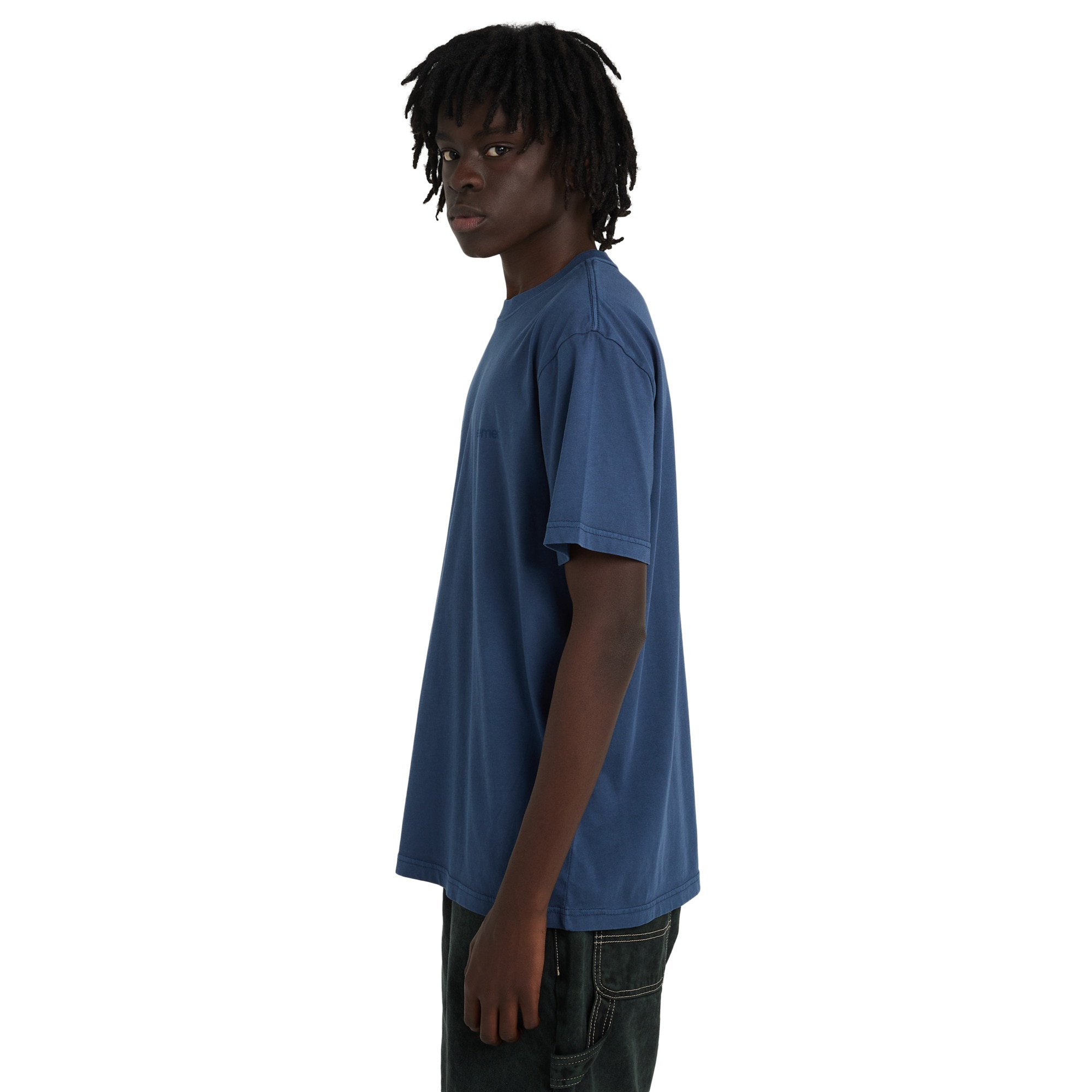 Camiseta de hombre Lowcase Pigment Element - Azul oscuro Azul oscuro-3