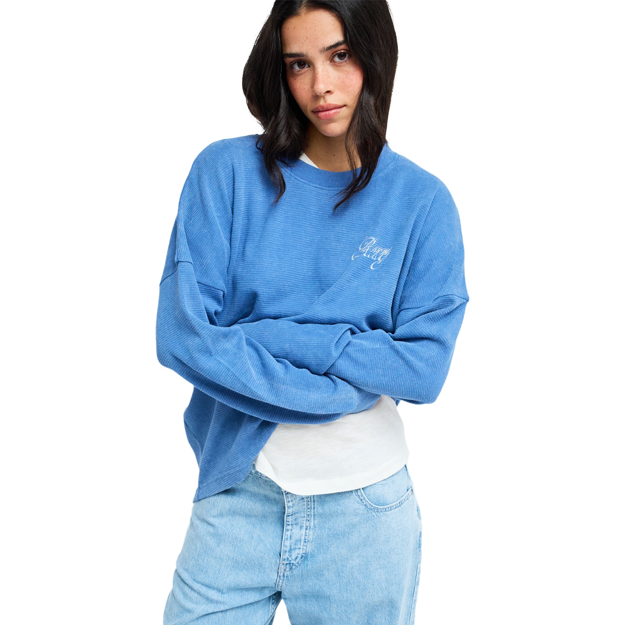 Camiseta de mujer Eastside Midweight Roxy - Azul Azul-1