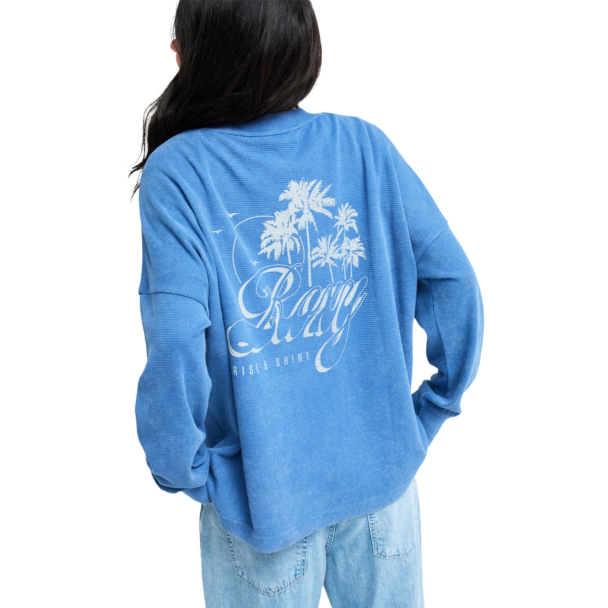 Camiseta de mujer Eastside Midweight Roxy - Azul Azul-2