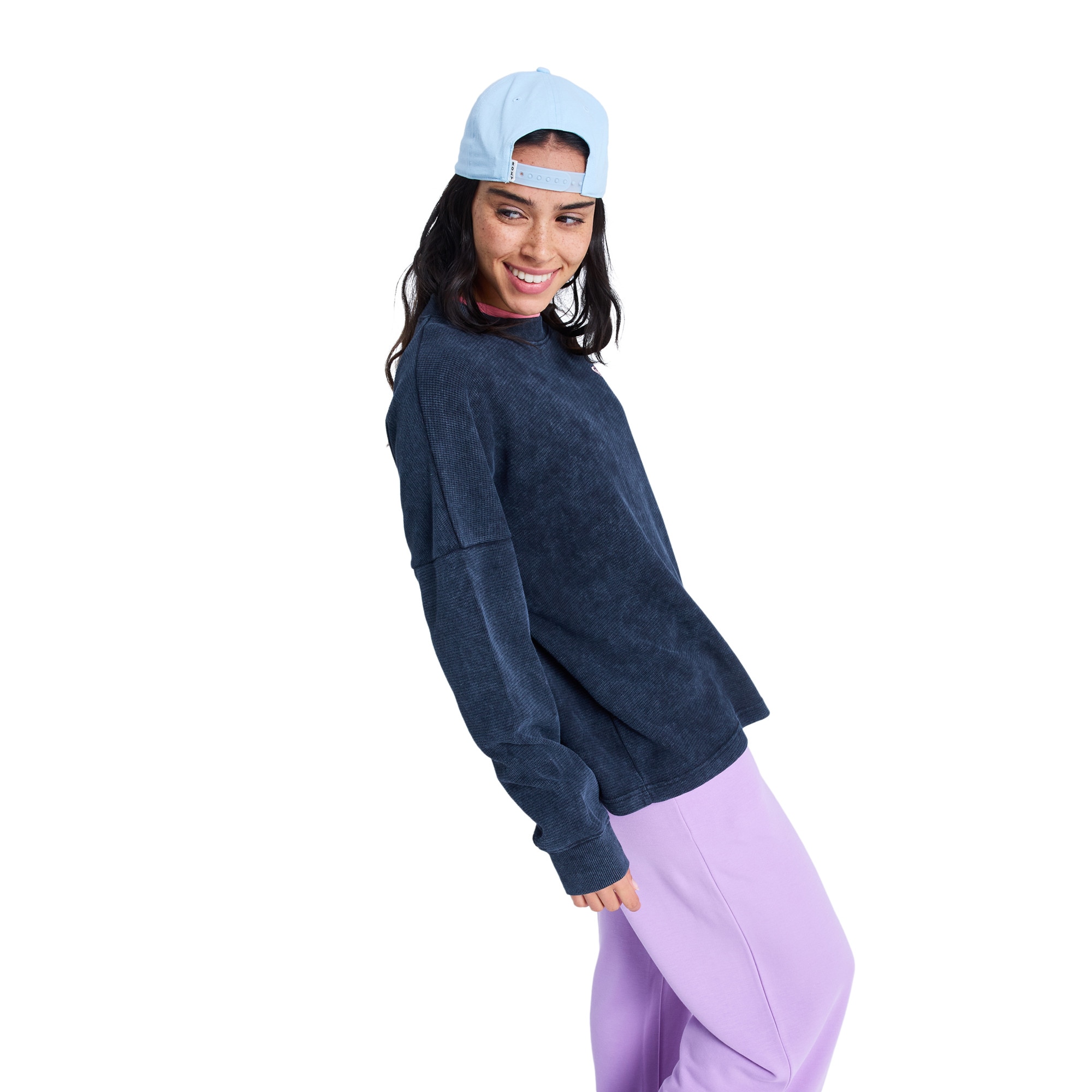 Camiseta de mujer Eastside Midweight Roxy - Negro Negro-3