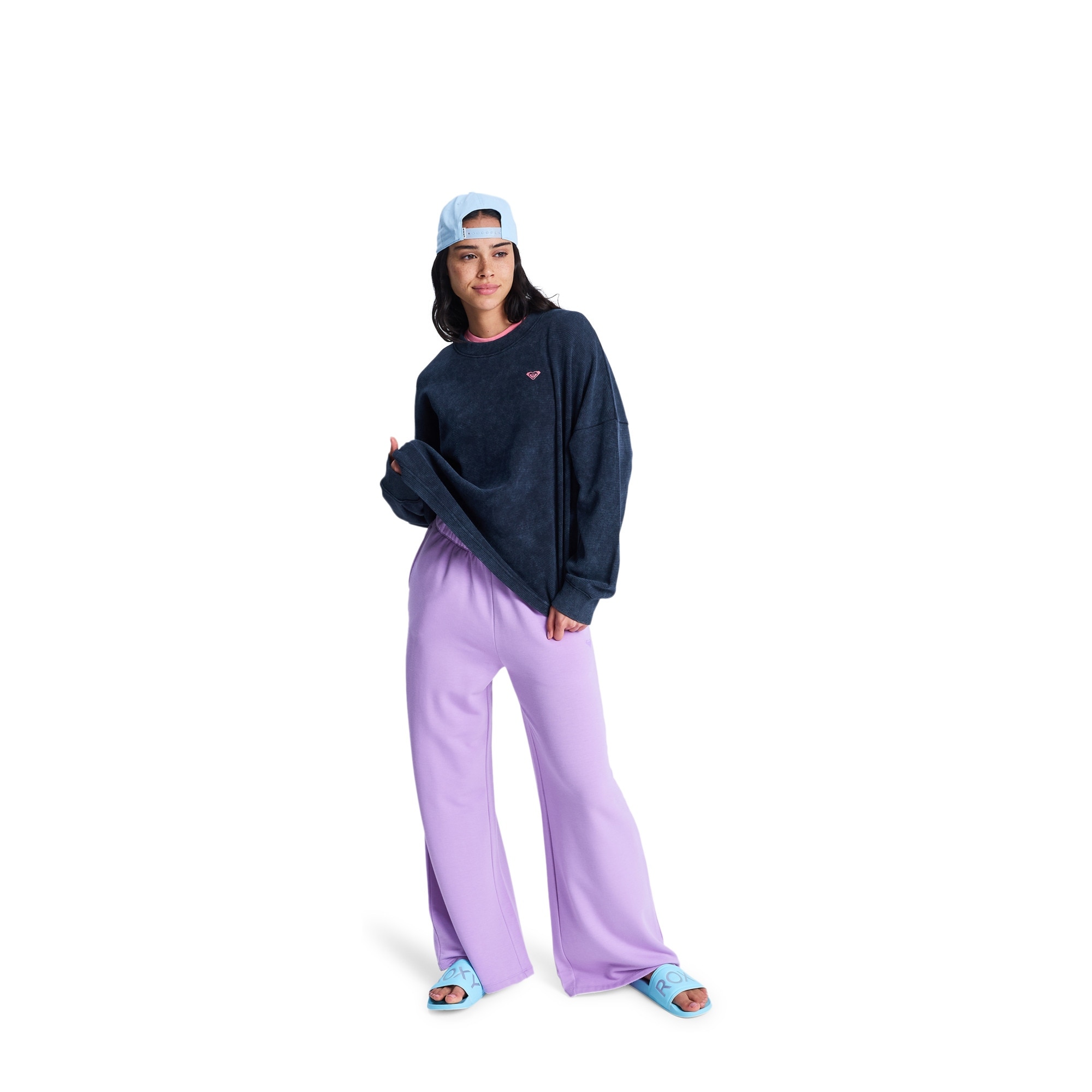 Camiseta de mujer Eastside Midweight Roxy - Negro Negro-5