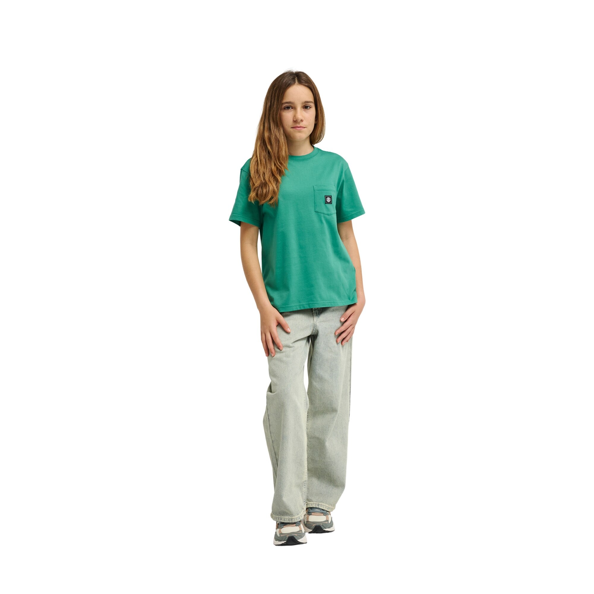 Camiseta de niños Icon Label Pocket Y Element - Verde Verde-3