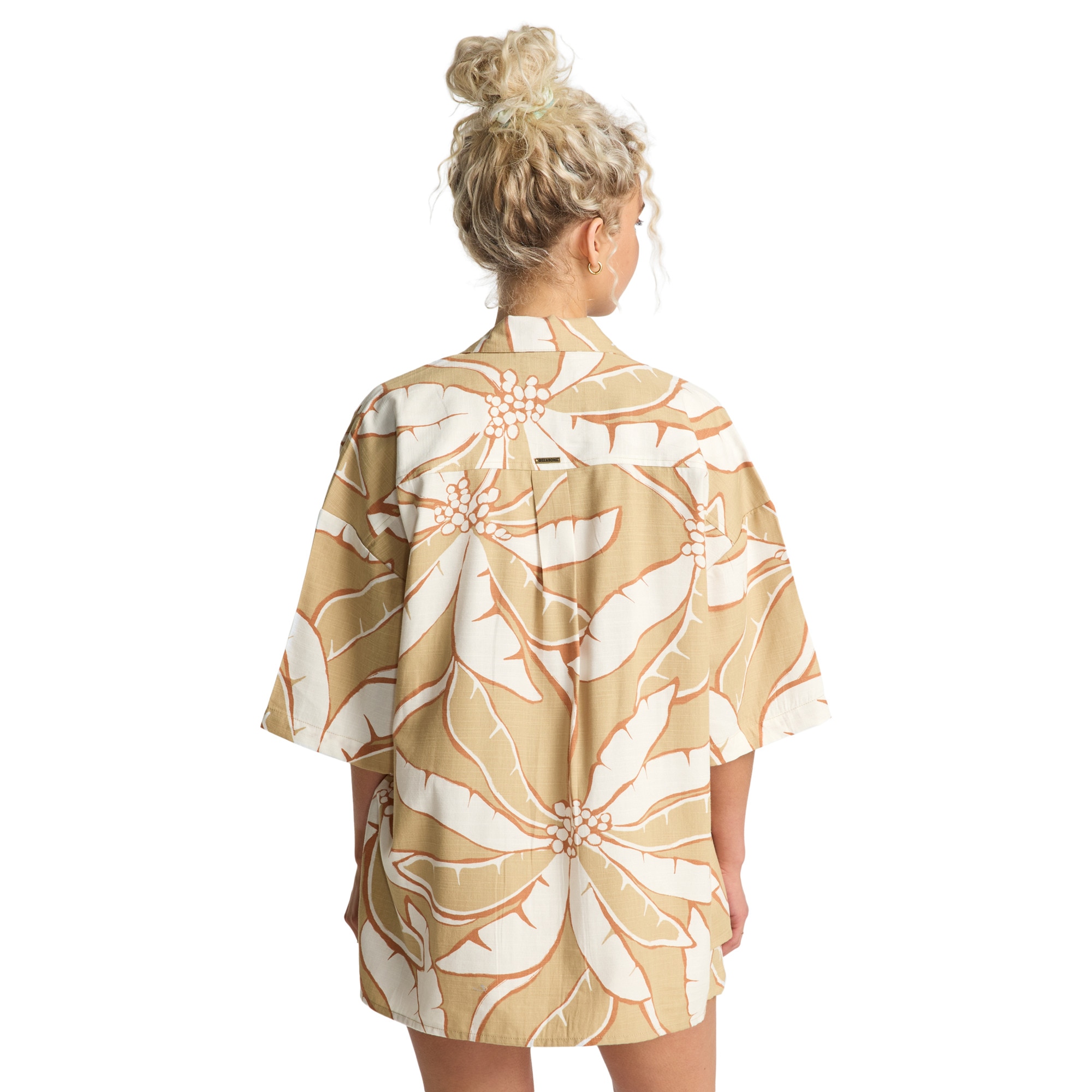 Camisa de mujer Beach Side Billabong - Marrón Marrón-2