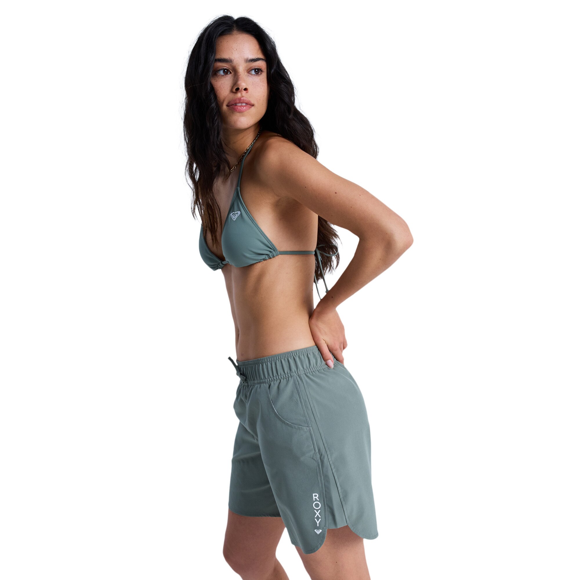 Bañador de mujer Roxy Wave 7" Roxy - Gris Gris-3