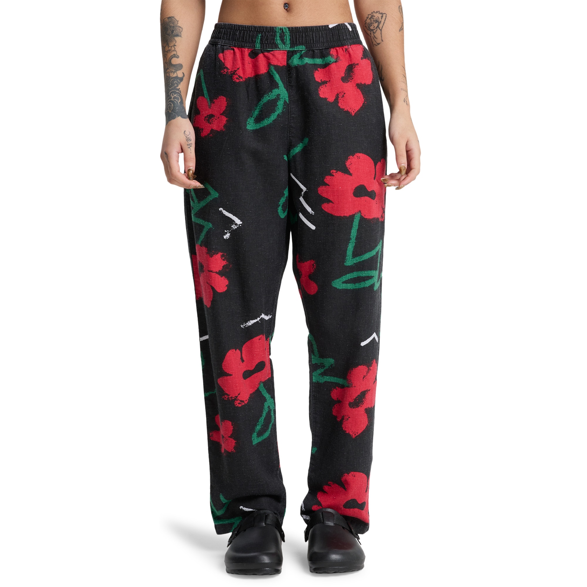 Imagen 0 de Pantalón de mujer Lomas Hemp Quiksilver Negro
