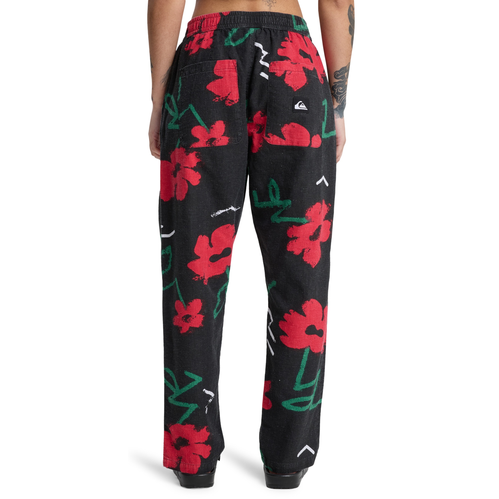 Pantalón de mujer Lomas Hemp Quiksilver - Negro Negro-2