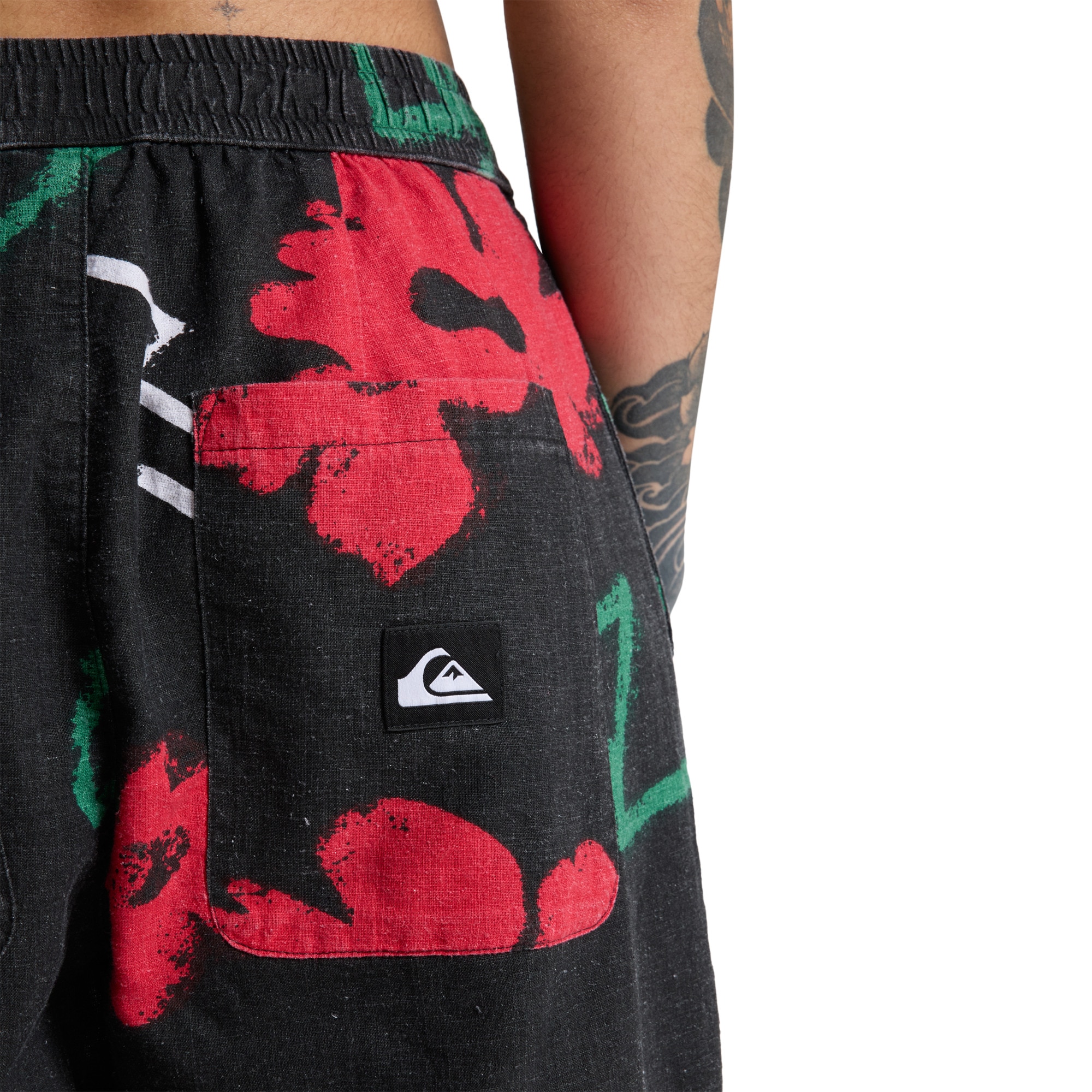 Pantalón de mujer Lomas Hemp Quiksilver - Negro Negro-6