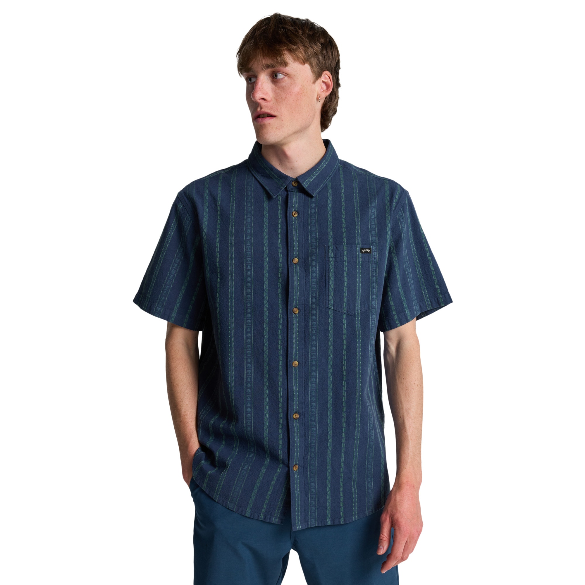 Imagen 1 de Camisa de hombre Sundays Jacquard Billabong Azul denim