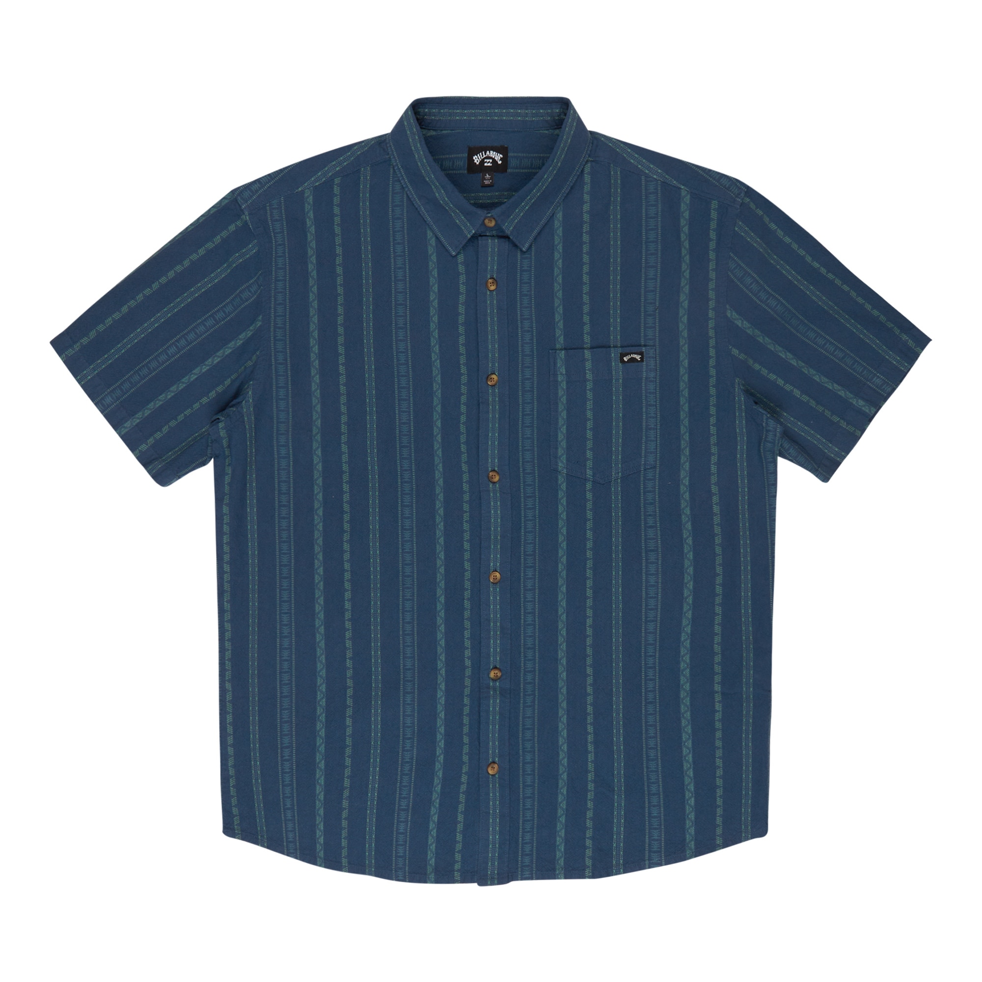 Imagen 6 de Camisa de hombre Sundays Jacquard Billabong - Azul denim Azul denim