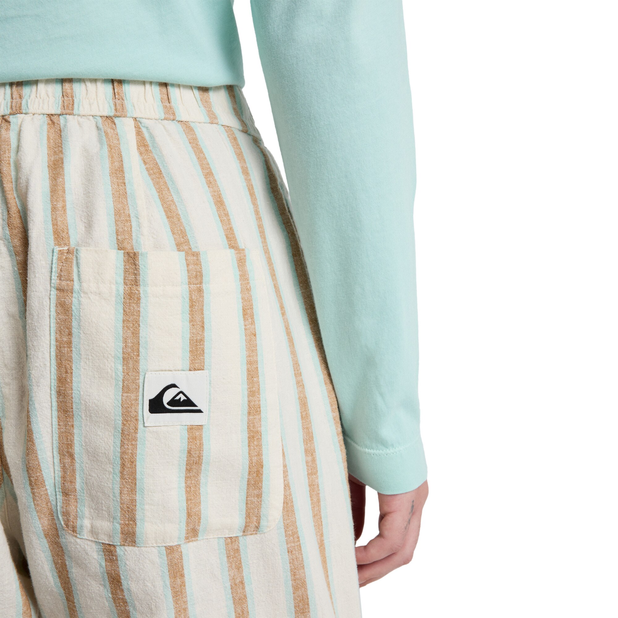Pantalón de mujer Lomas Hemp Quiksilver - Blanco Blanco-6