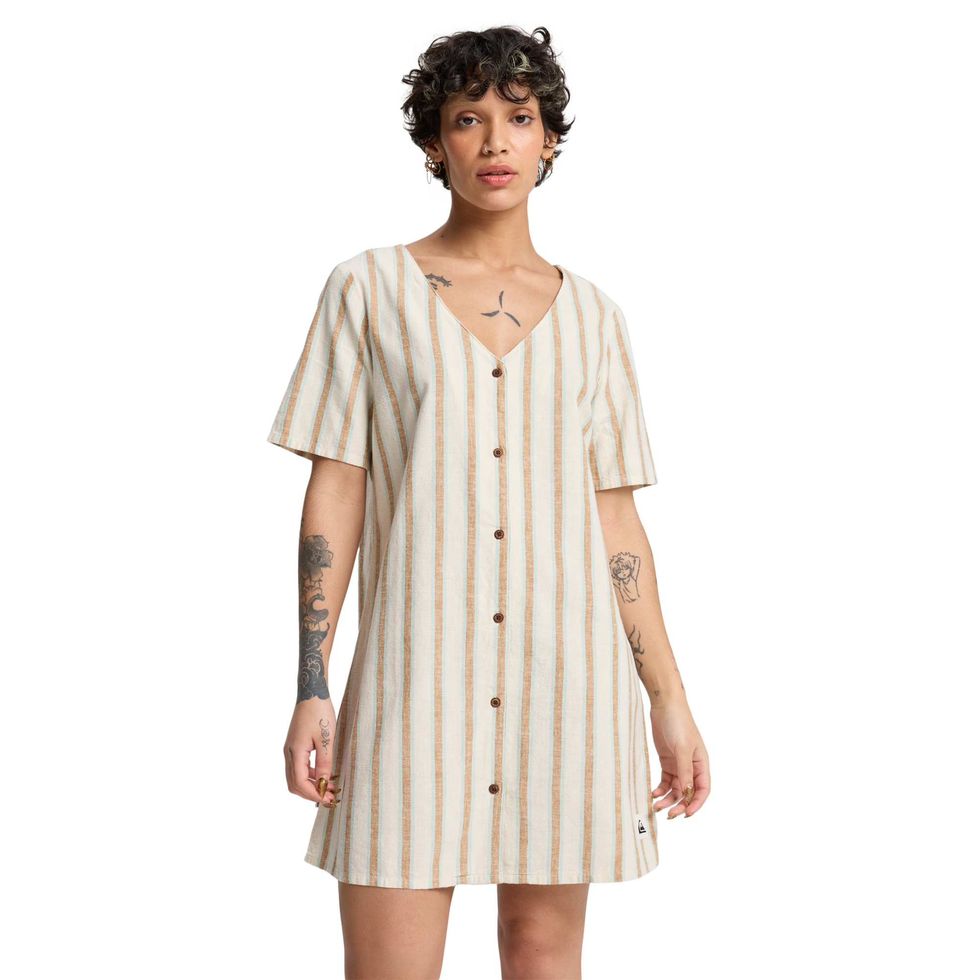 Imagen 0 de Vestido de mujer Garrison Quiksilver Blanco