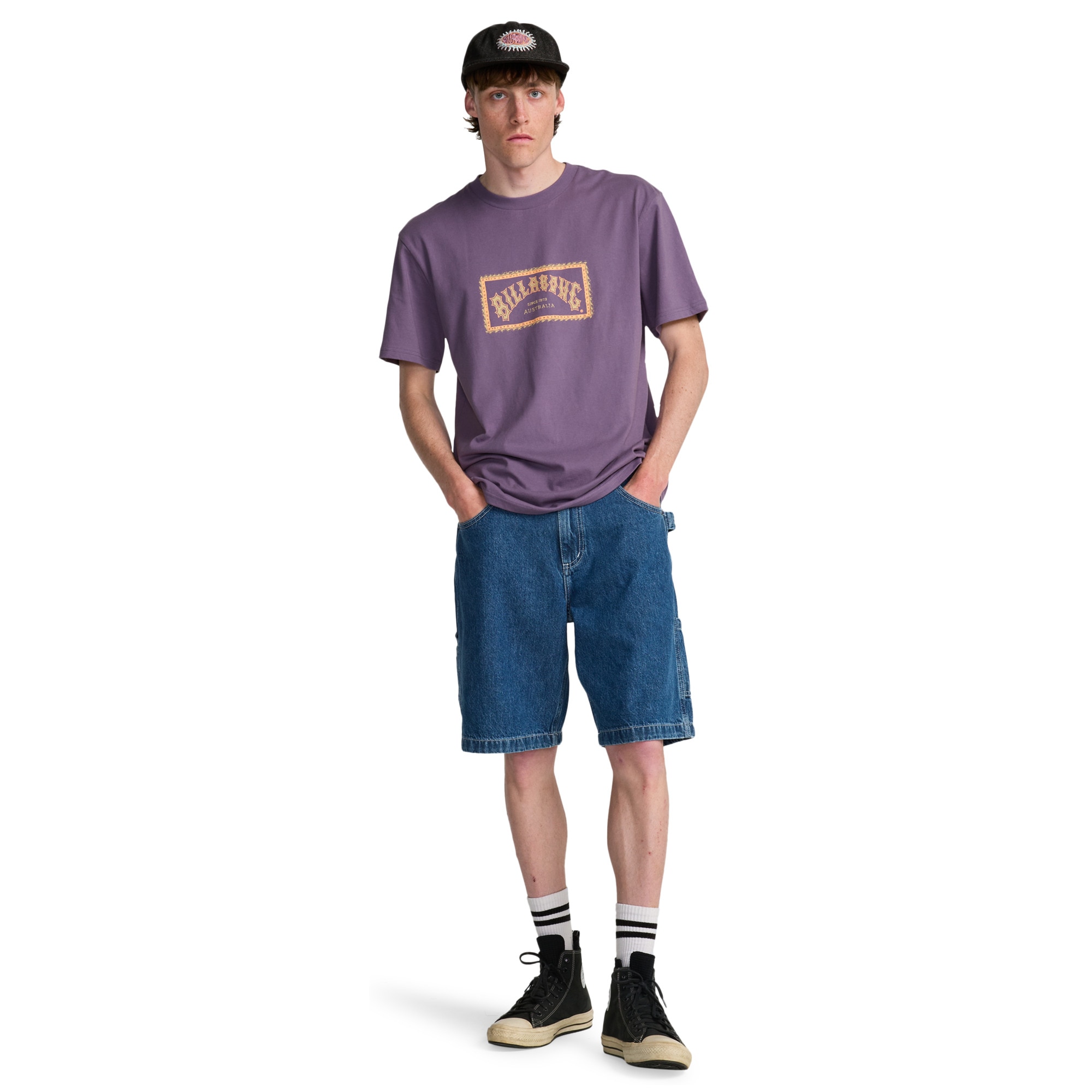 Pantalón corto vaquero de hombre Bad Dog Workwear Billabong - Azul Azul-3