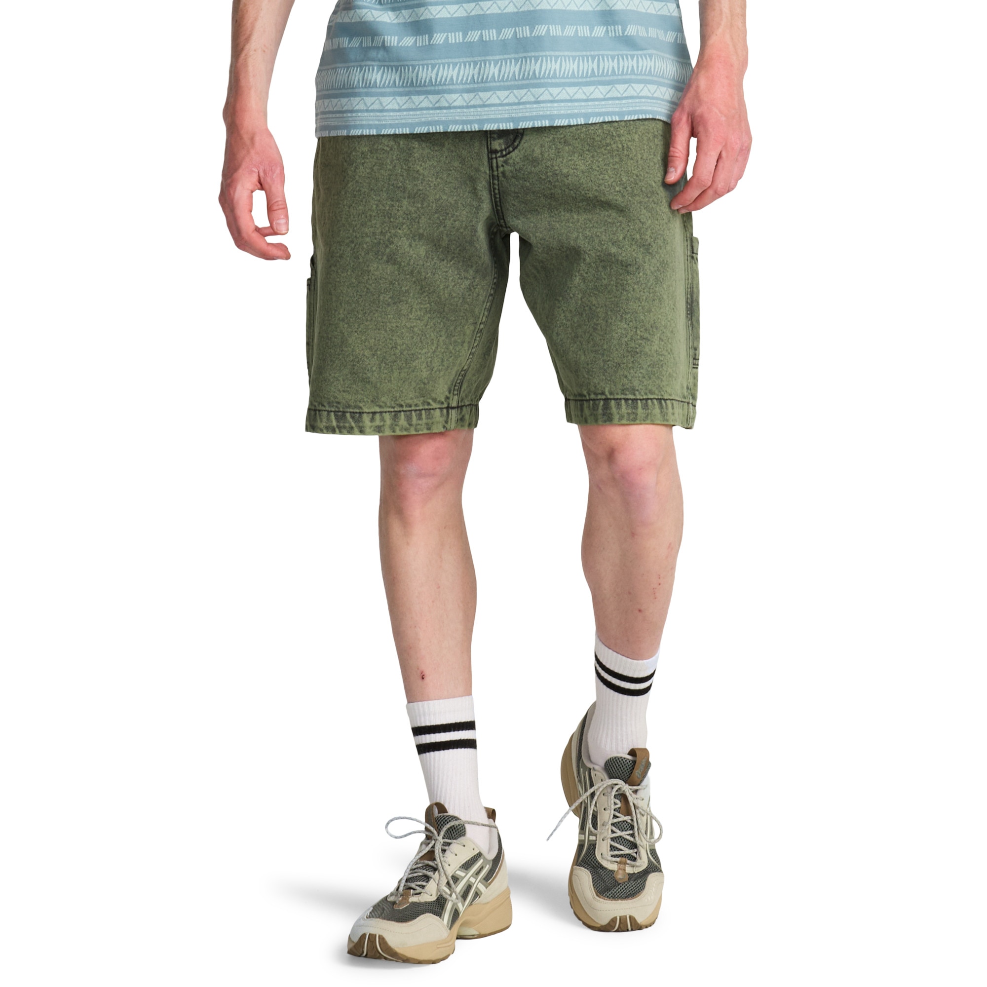 Pantalón corto vaquero de hombre Bad Dog Workwear Billabong - Verde Verde-1