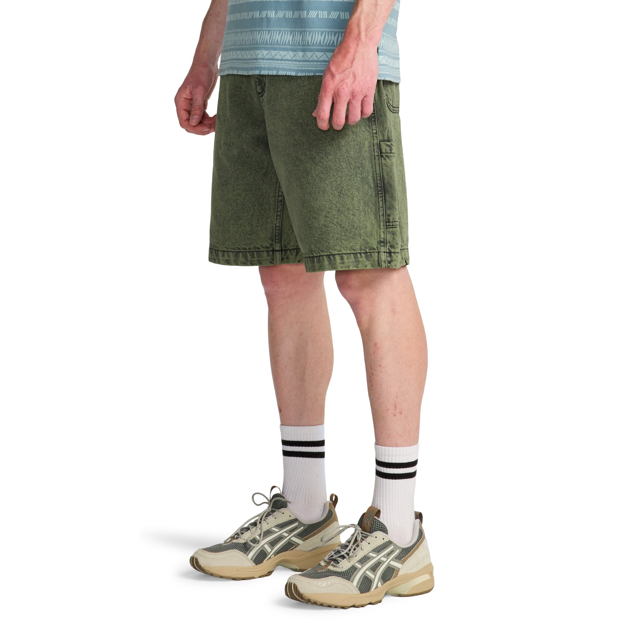 Pantalón corto vaquero de hombre Bad Dog Workwear Billabong - Verde Verde-4