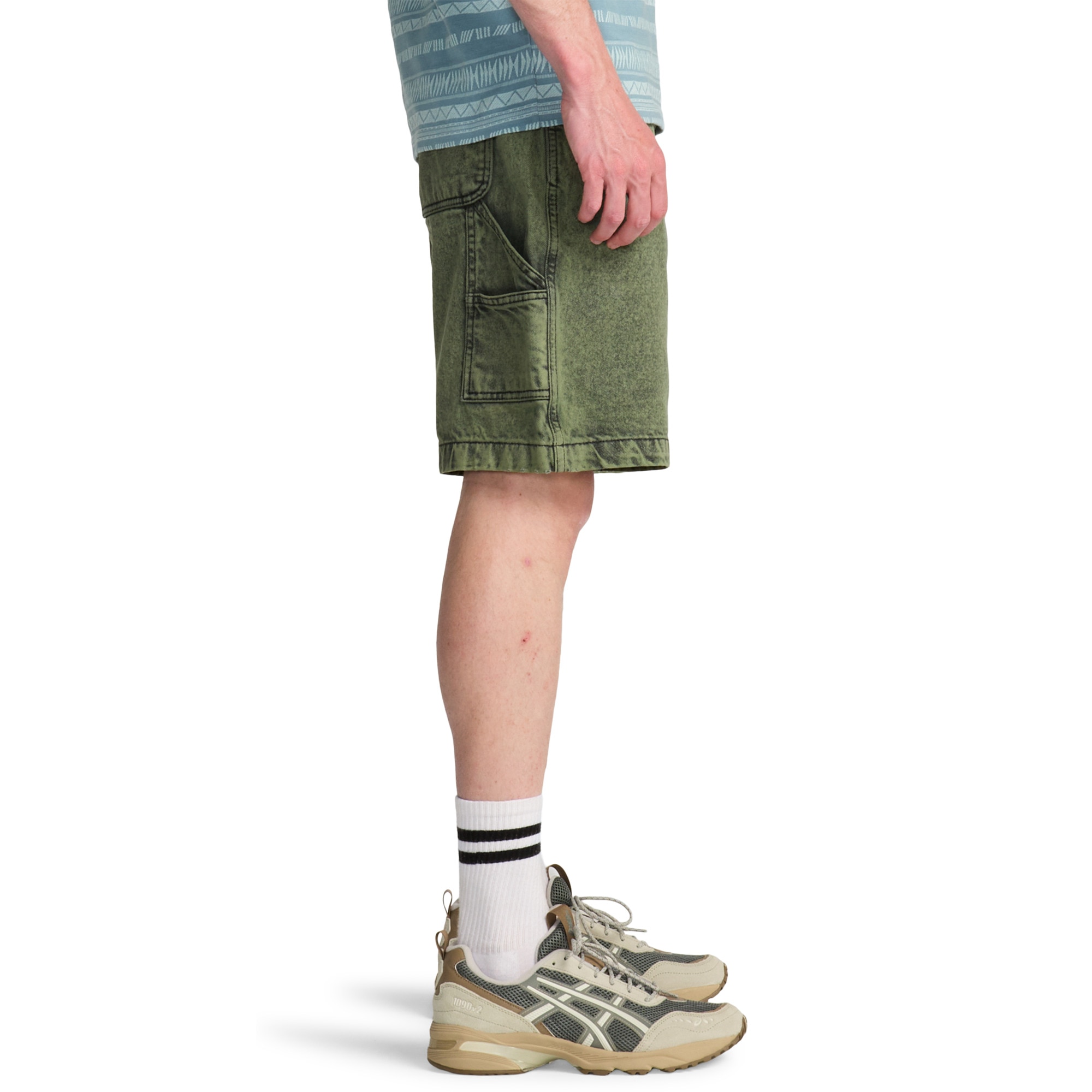 Pantalón corto vaquero de hombre Bad Dog Workwear Billabong - Verde Verde-5