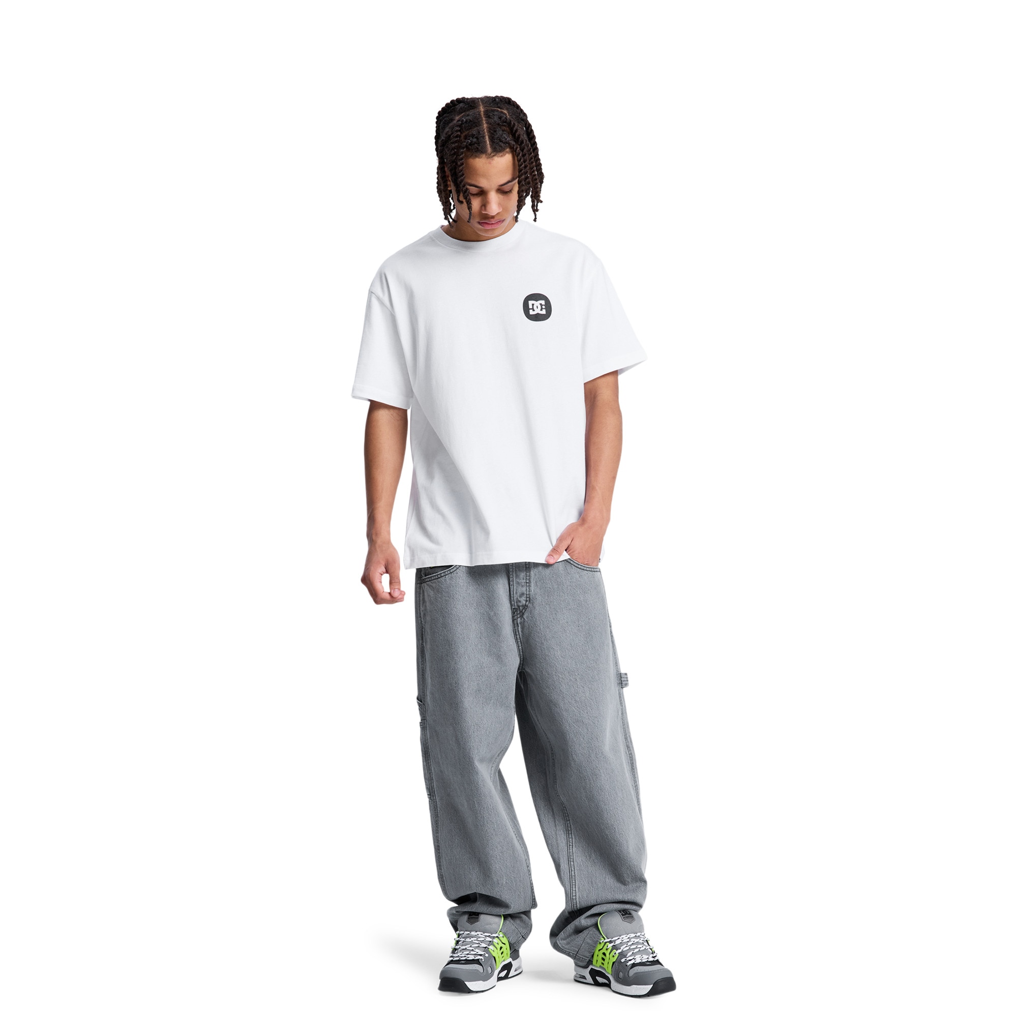 Imagen 3 de Pantalón Vaquero estilo carpintero de hombre Baggy DC Shoes - Gris claro Gris claro