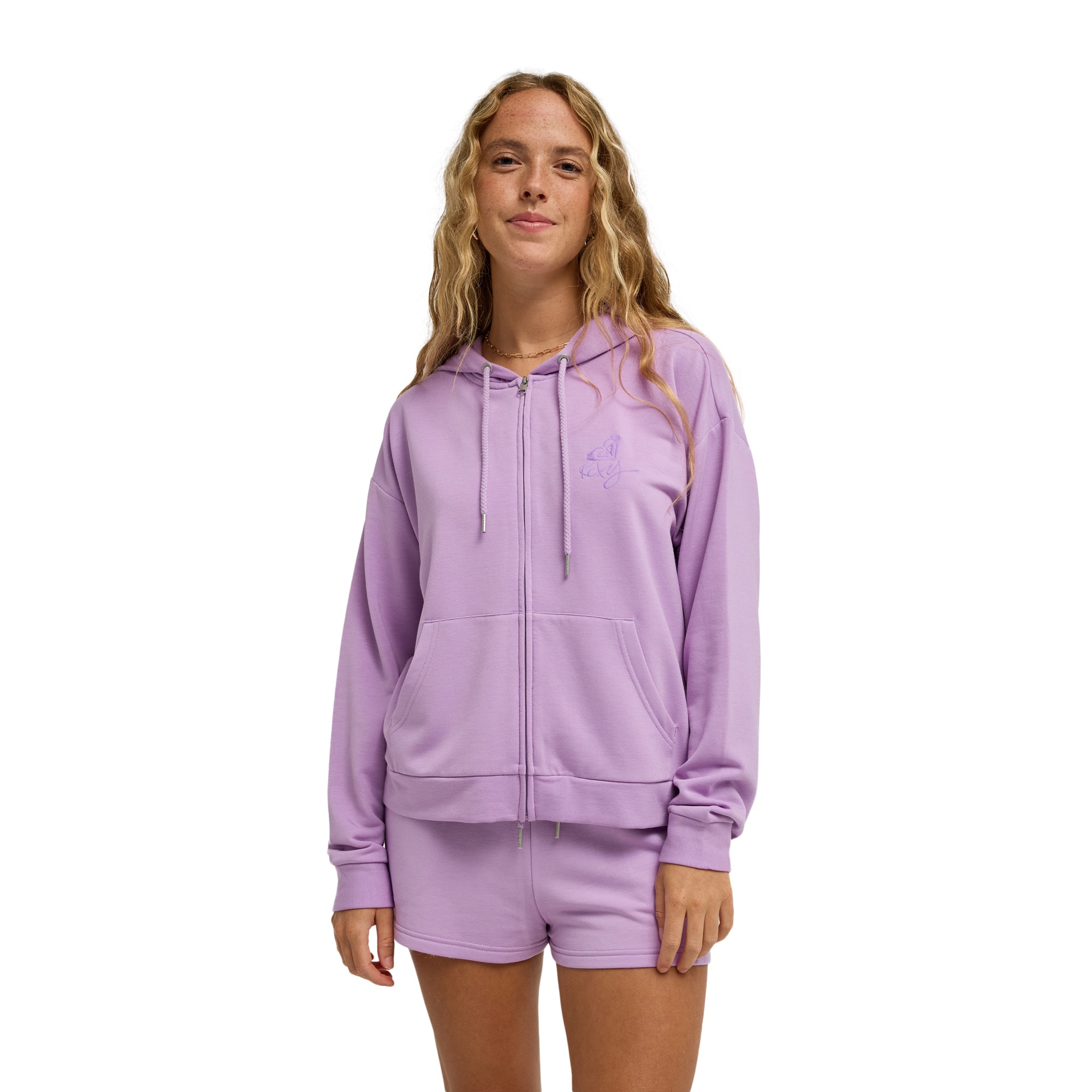 Sudadera de mujer Surfing By Daylight Roxy - Morado Morado-2