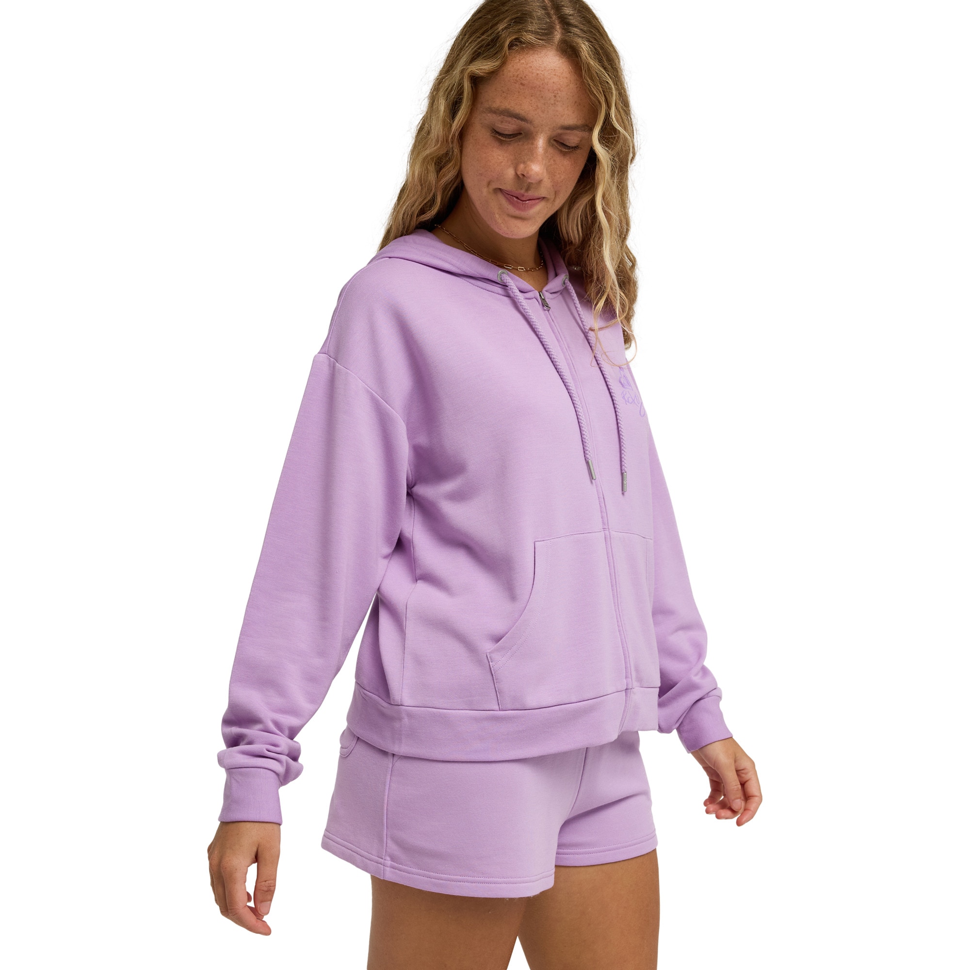 Sudadera de mujer Surfing By Daylight Roxy - Morado Morado-4