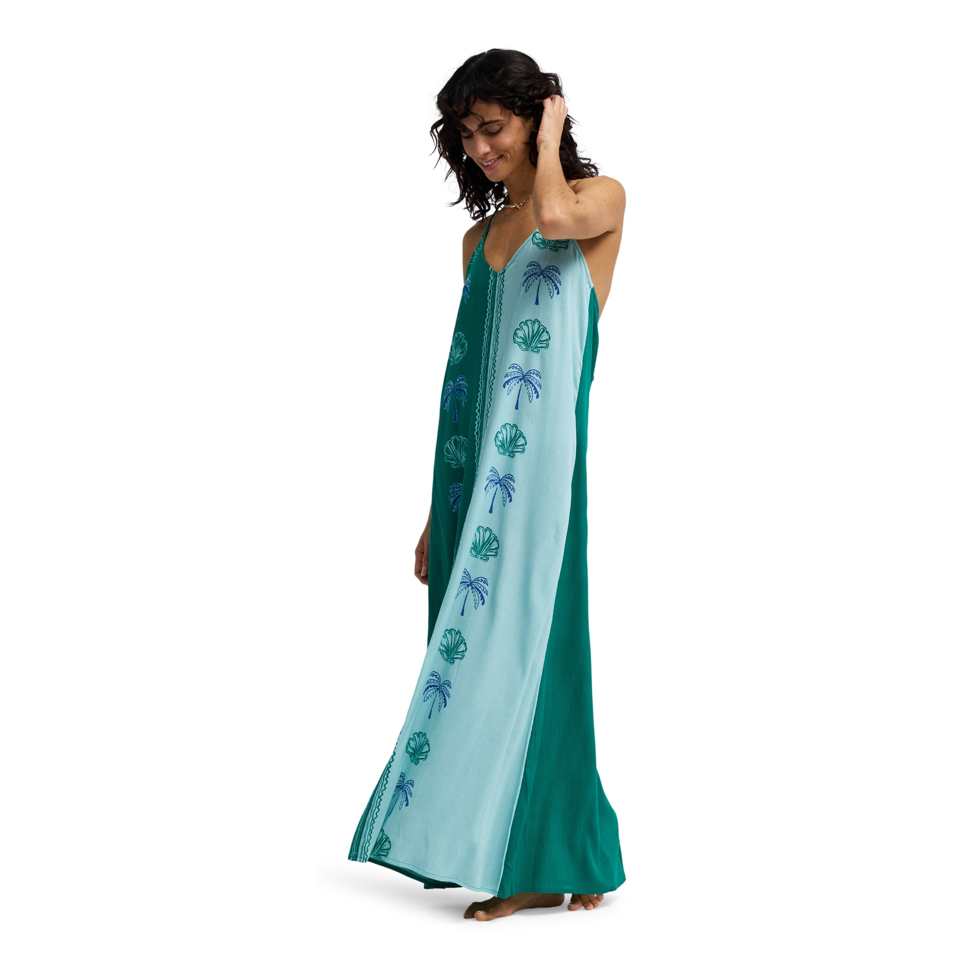 Vestido de mujer Gypsy Colorblock Billabong - Azul Azul-3