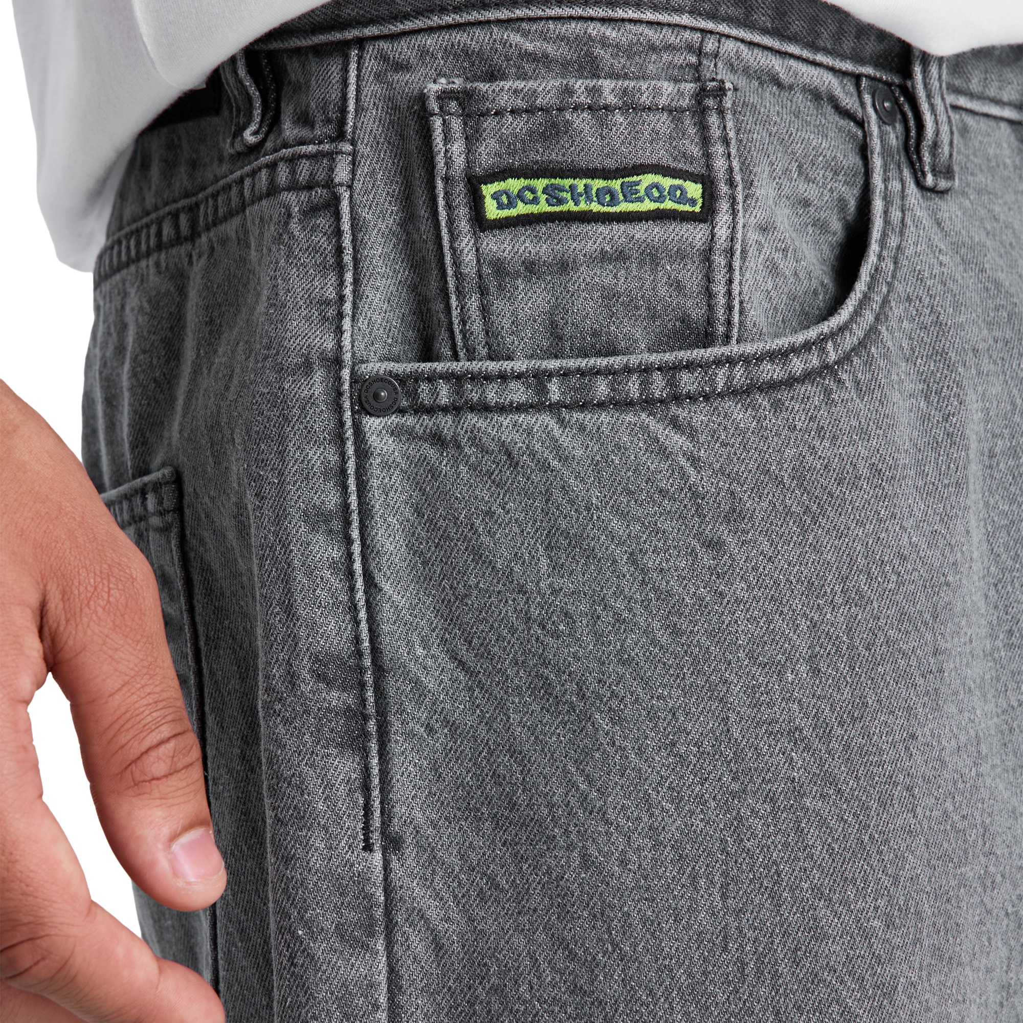 Imagen 4 de Pantalón Vaquero de corte recto de hombre Relaxed DC Shoes - Gris claro Gris claro