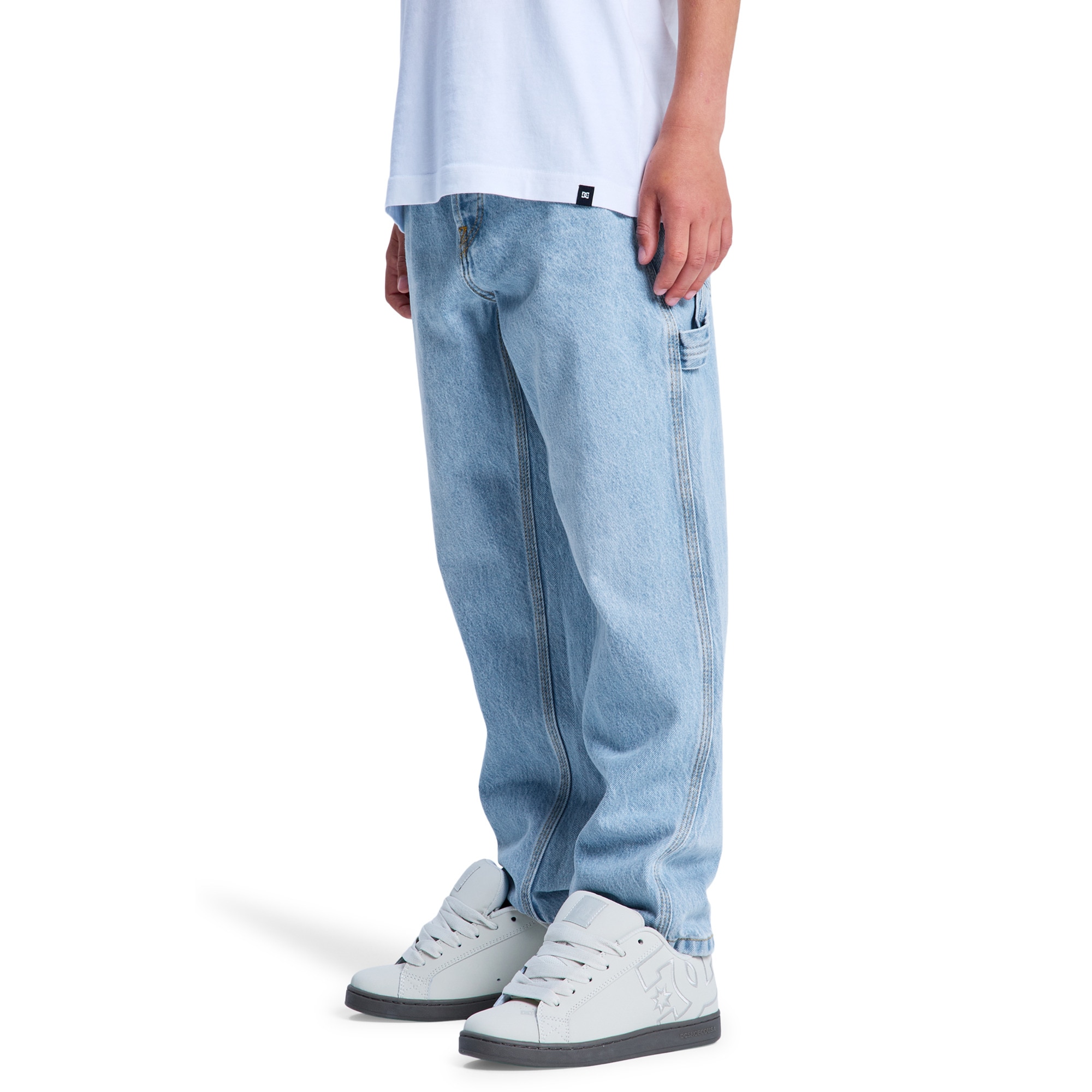 Pantalón Vaquero de niños Carpenter Baggy DC Shoes - Azul Azul-3