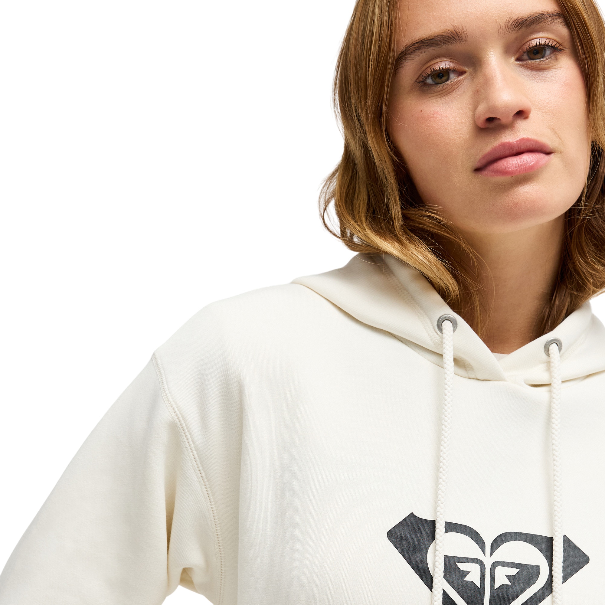 Sudadera de mujer Surf Stoked Brushed Art Roxy - Blanco Blanco-4