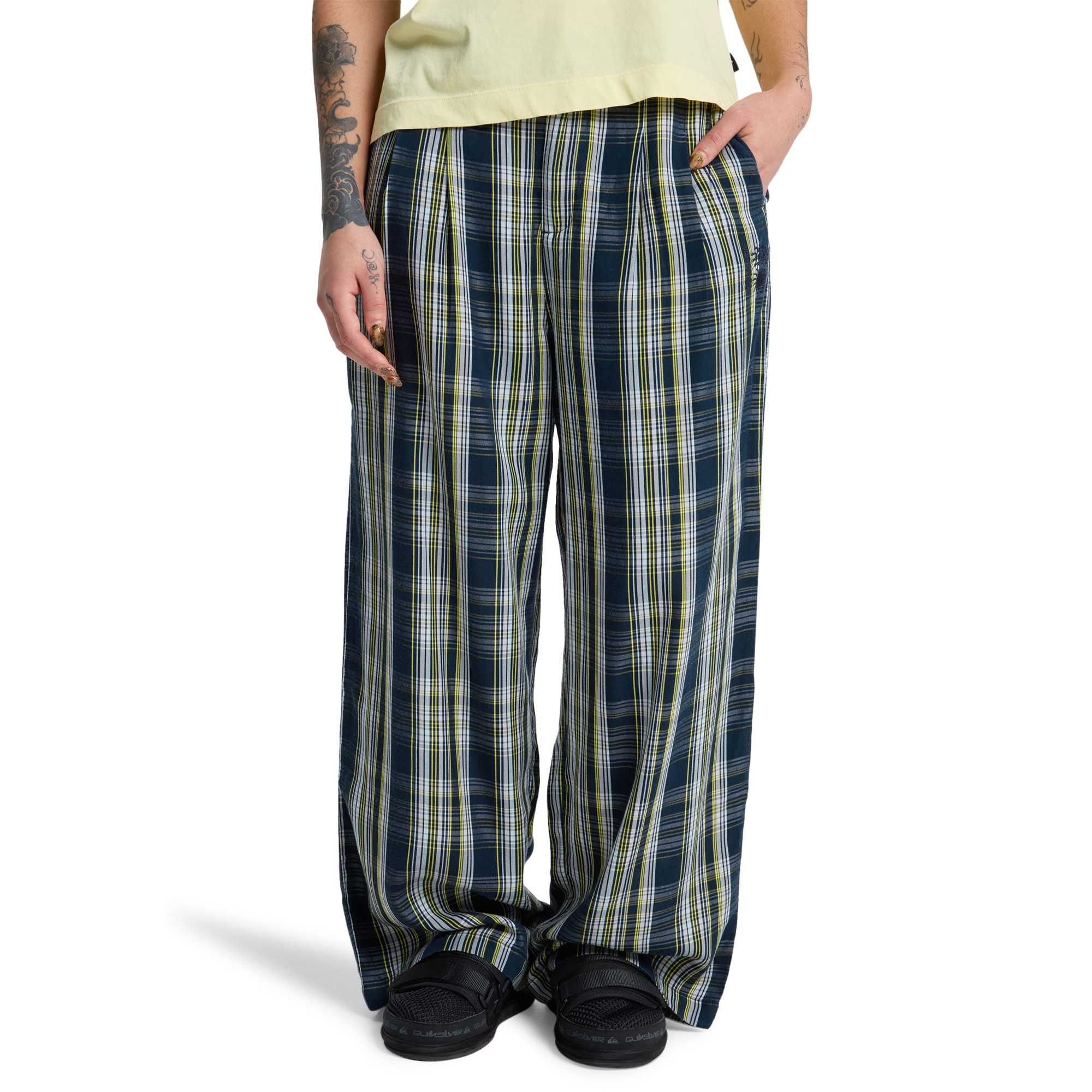 Pantalón de mujer Vista Quiksilver - Gris Gris-1