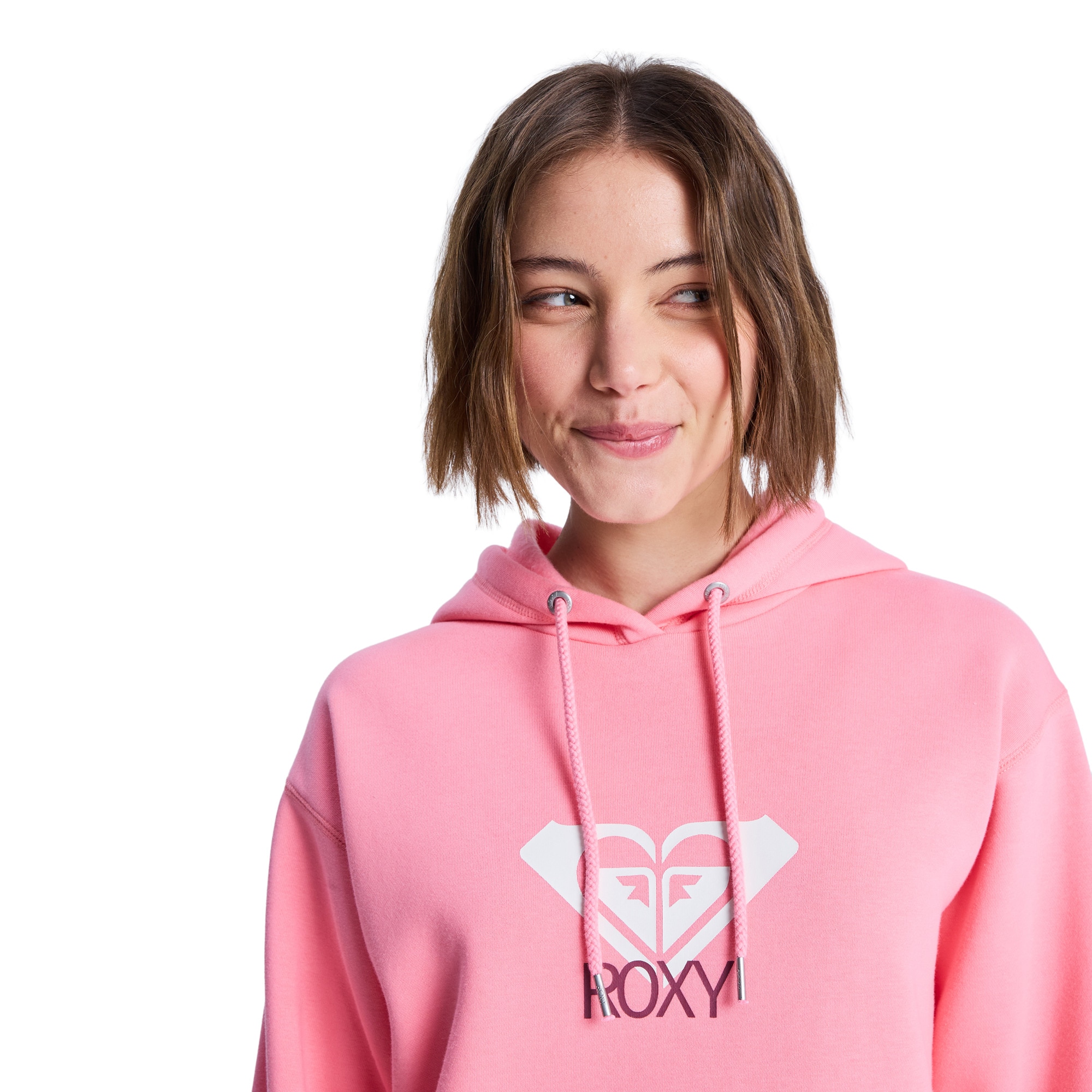 Sudadera de mujer Surf Stoked Brushed Art Roxy - Rosa Rosa-4