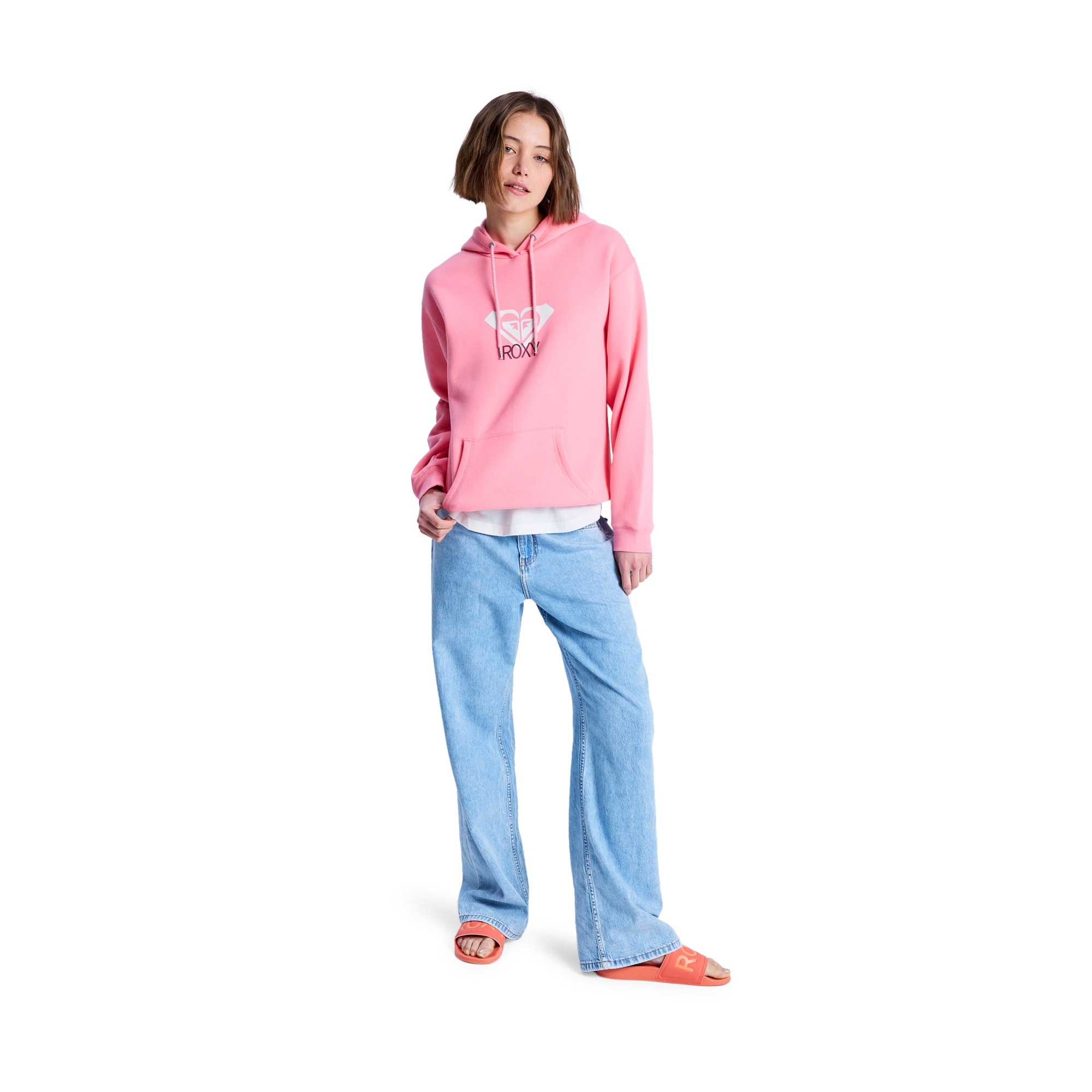 Sudadera de mujer Surf Stoked Brushed Art Roxy - Rosa Rosa-5