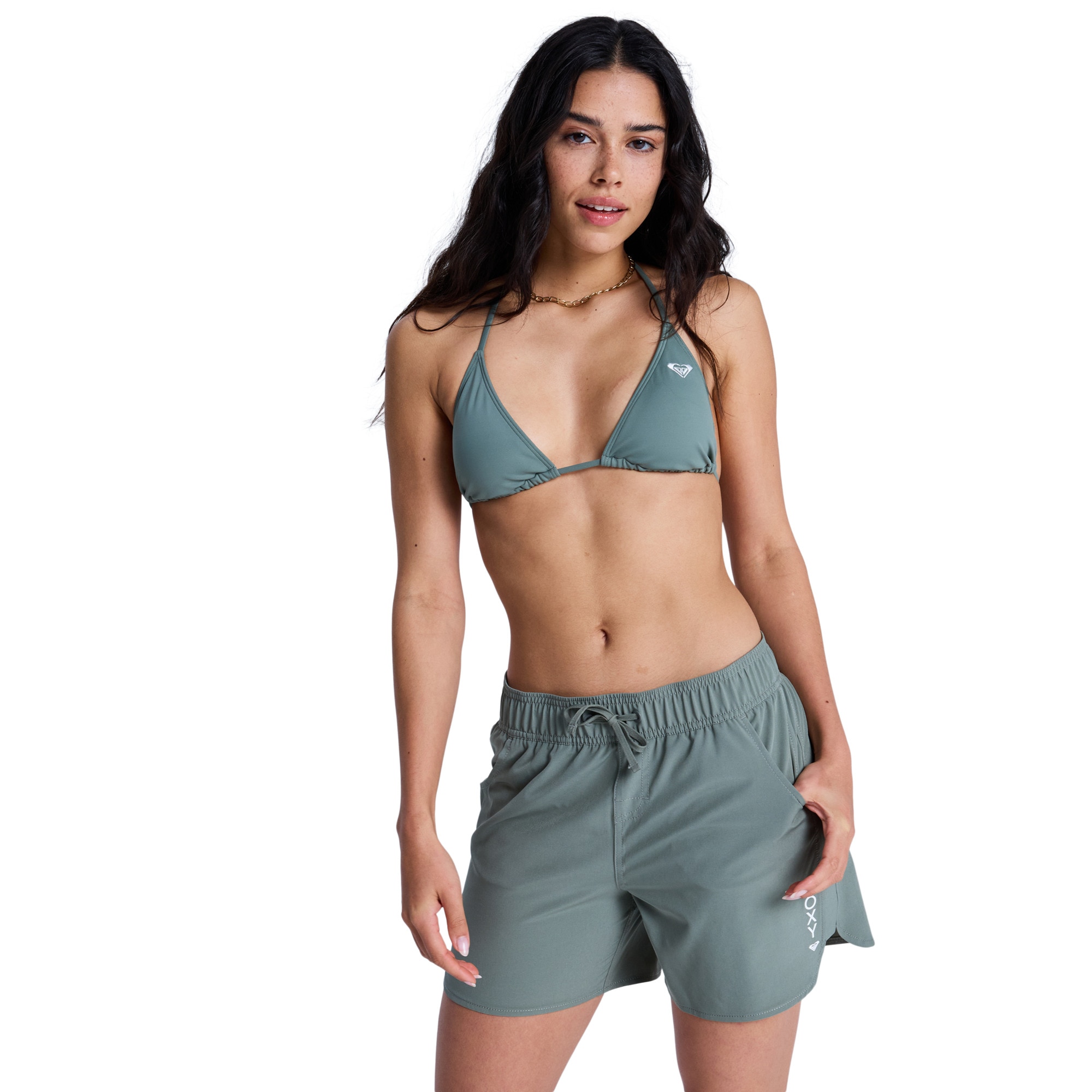 Bañador de mujer Roxy Wave 5" Roxy - Gris Gris-1
