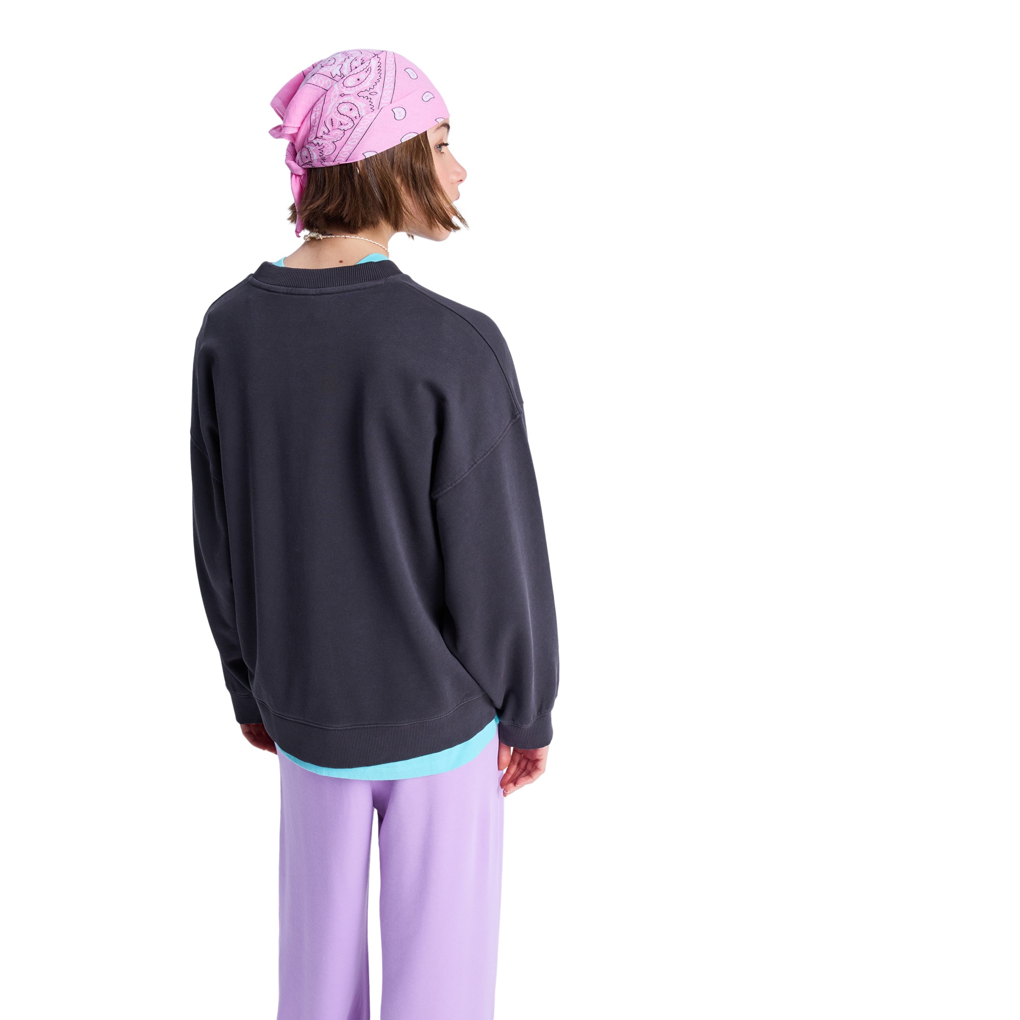 Sudadera de mujer Lineup Terry Roxy - Negro Negro-2