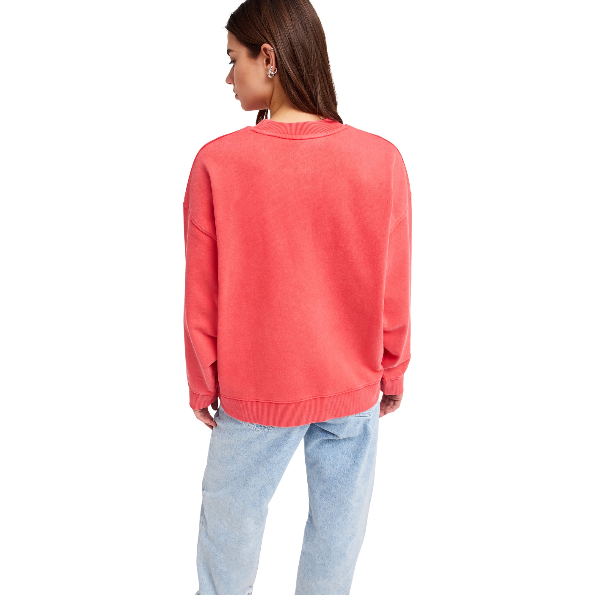 Sudadera de mujer Lineup Terry Roxy - Rojo Rojo-2