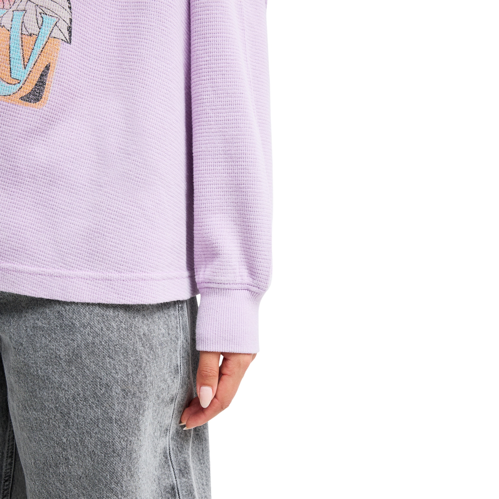 Camiseta de mujer Eastside Midweight Roxy - Morado Morado-6