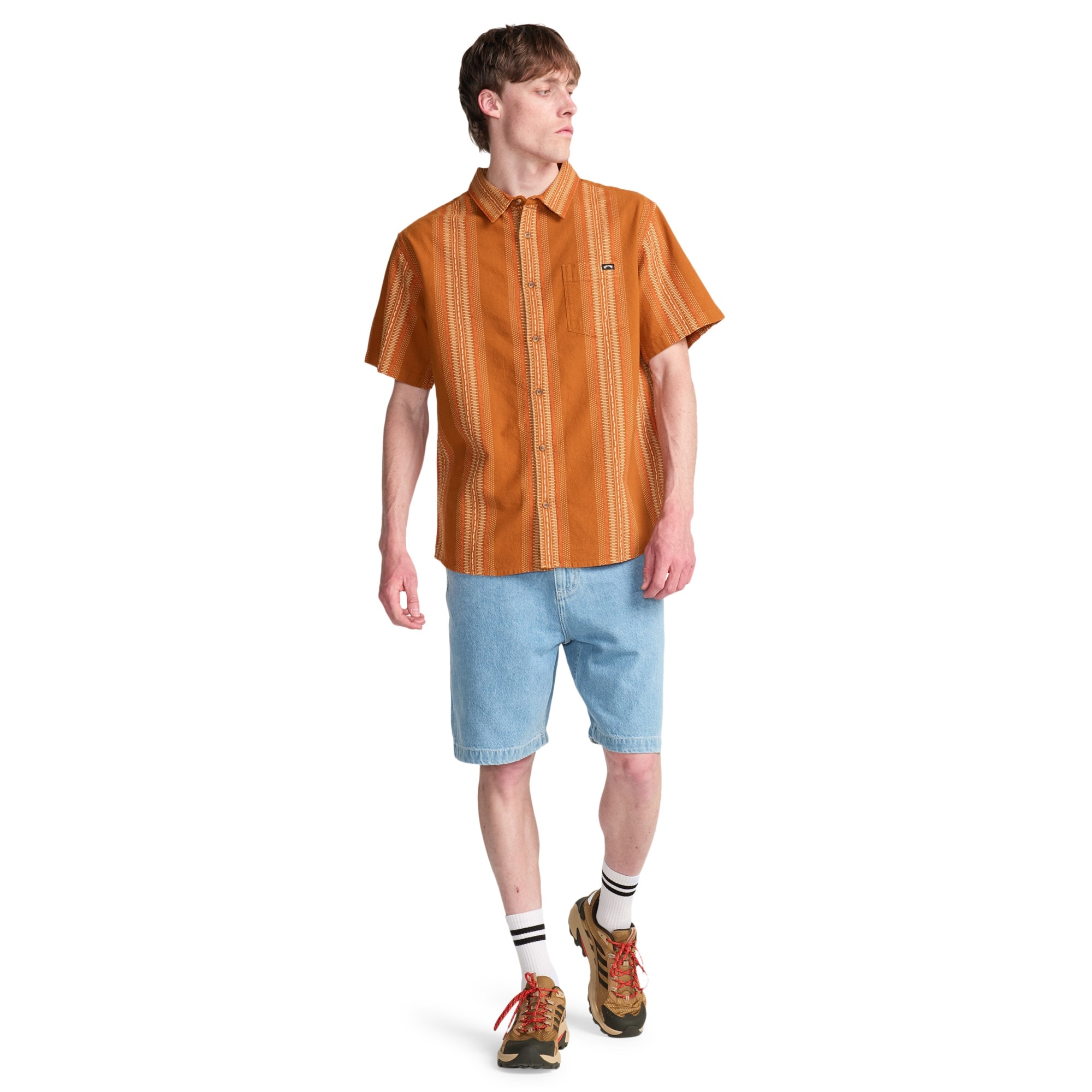 Imagen 3 de Camisa de hombre Sundays Jacquard Billabong - Amarillo Amarillo