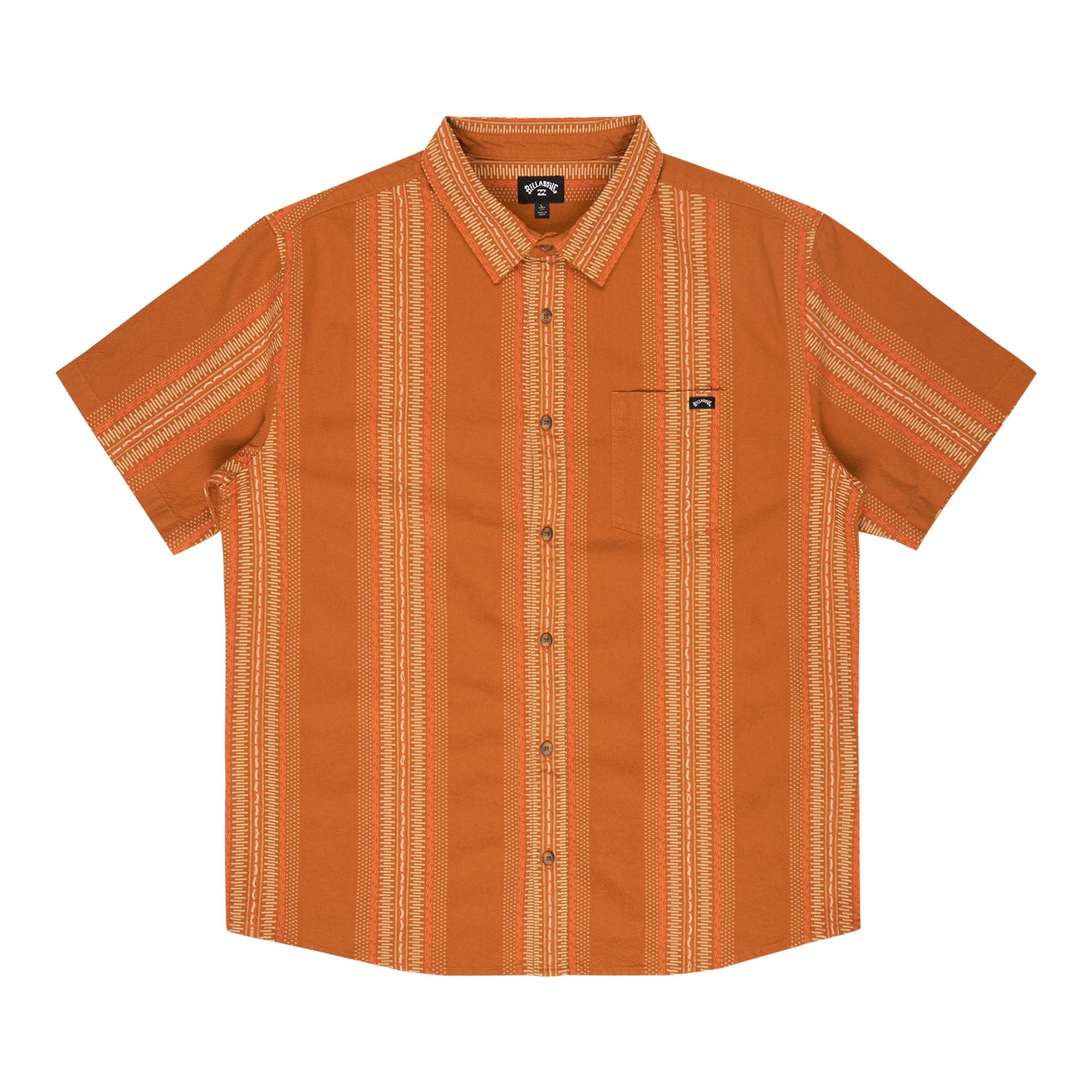 Imagen 6 de Camisa de hombre Sundays Jacquard Billabong - Amarillo Amarillo