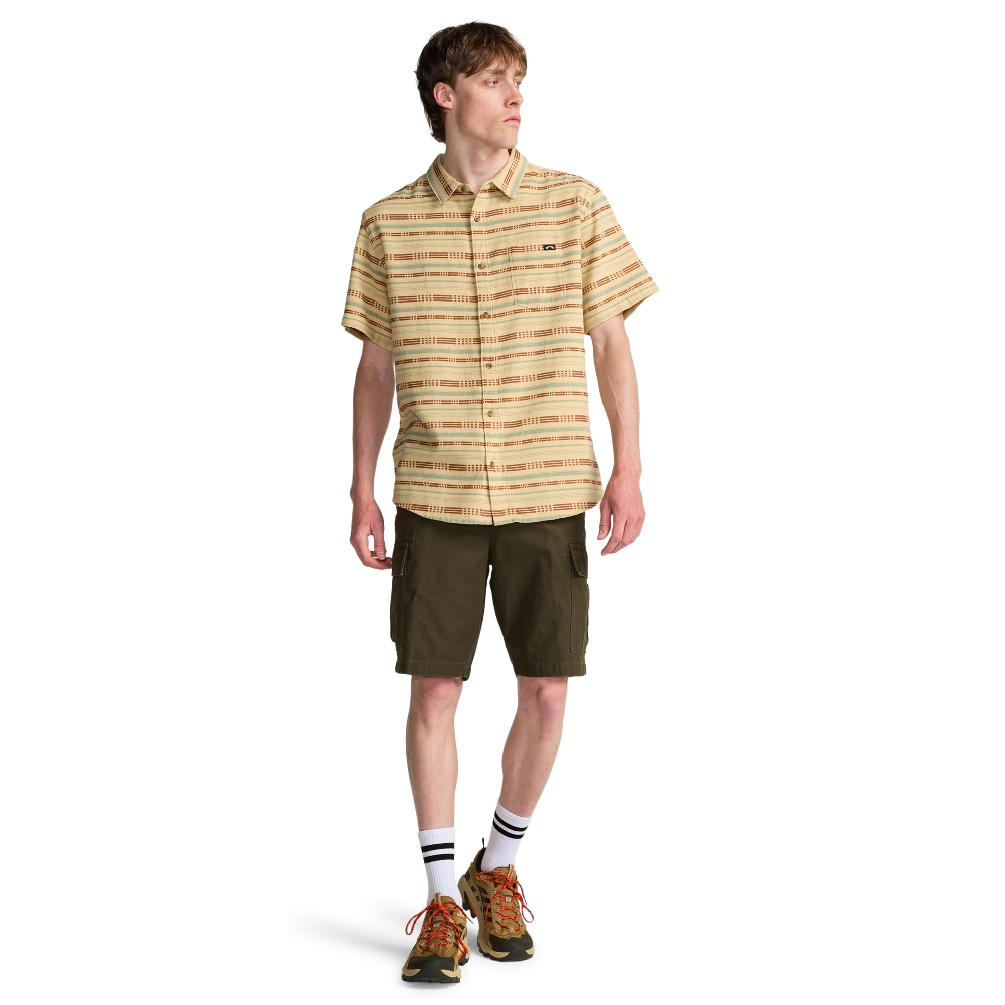 Imagen 3 de Camisa de hombre Sundays Jacquard Billabong - Beige Beige