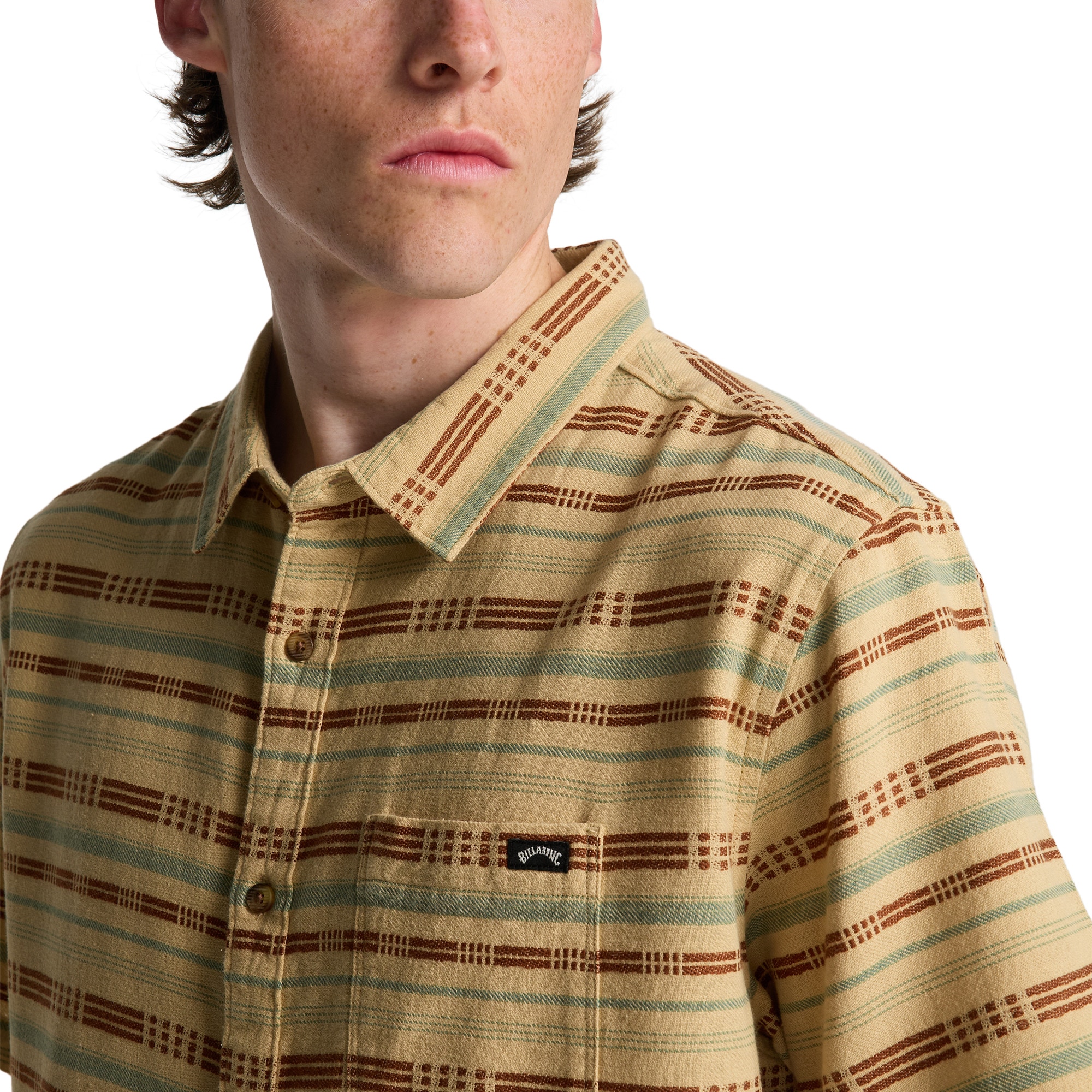 Imagen 5 de Camisa de hombre Sundays Jacquard Billabong - Beige Beige