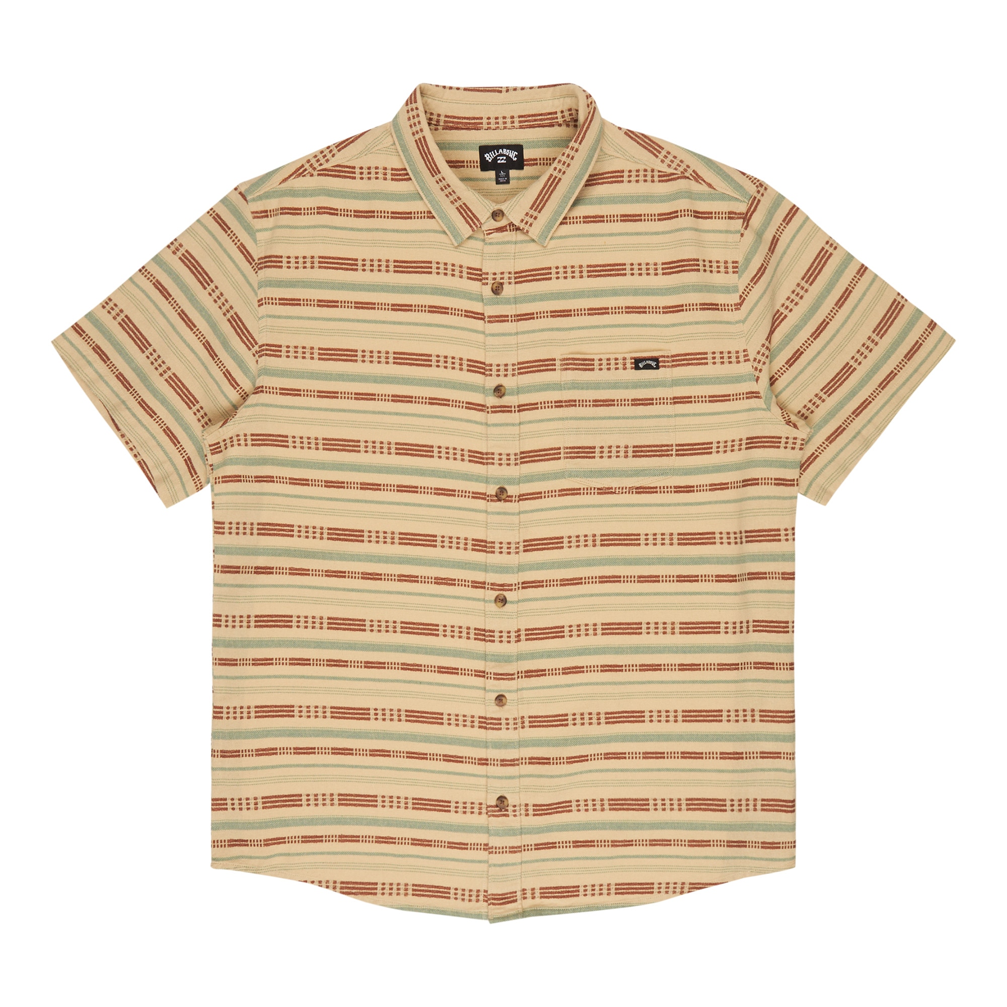 Imagen 6 de Camisa de hombre Sundays Jacquard Billabong - Beige Beige