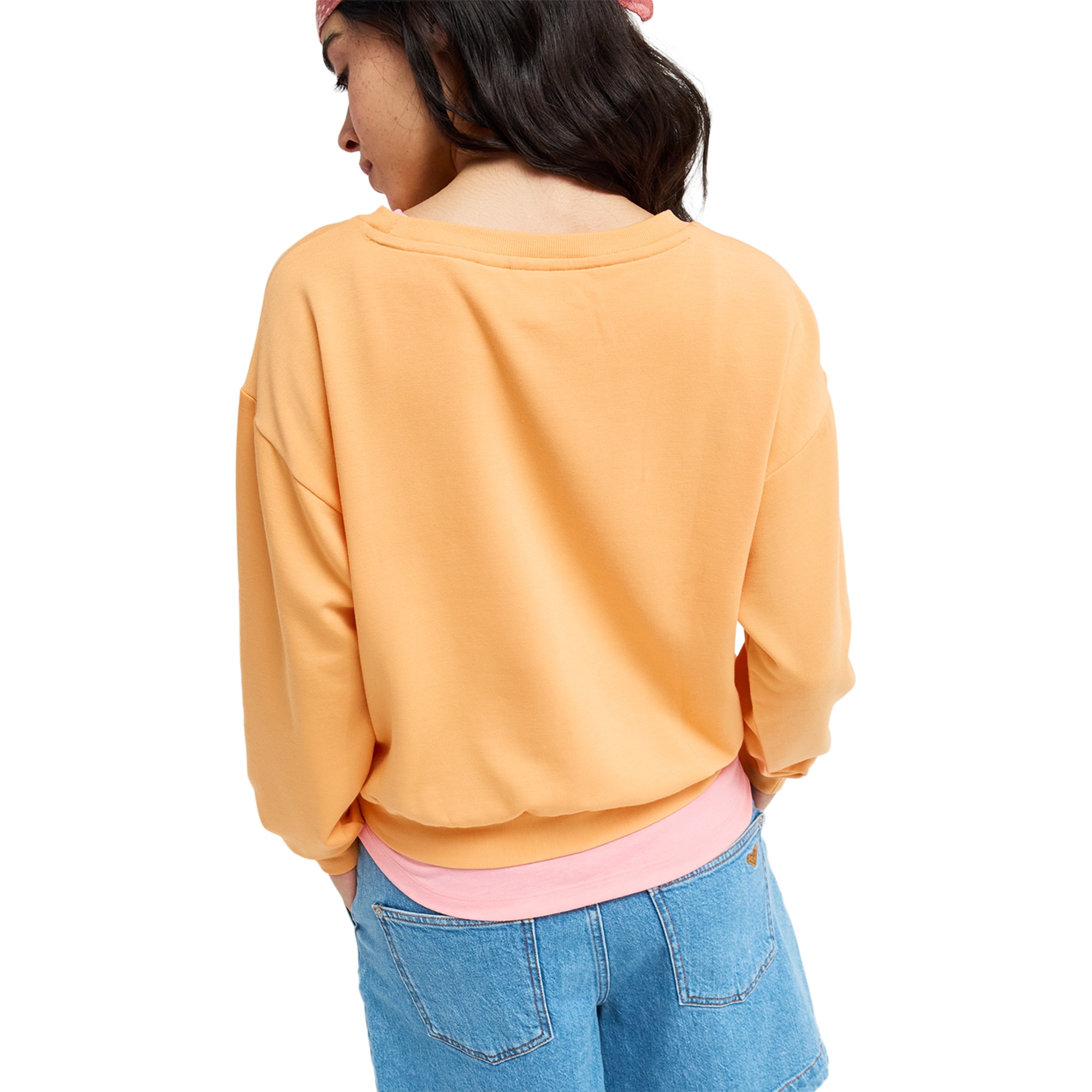 Sudadera de mujer Surfing By Moonlight Roxy - Naranja Naranja-2