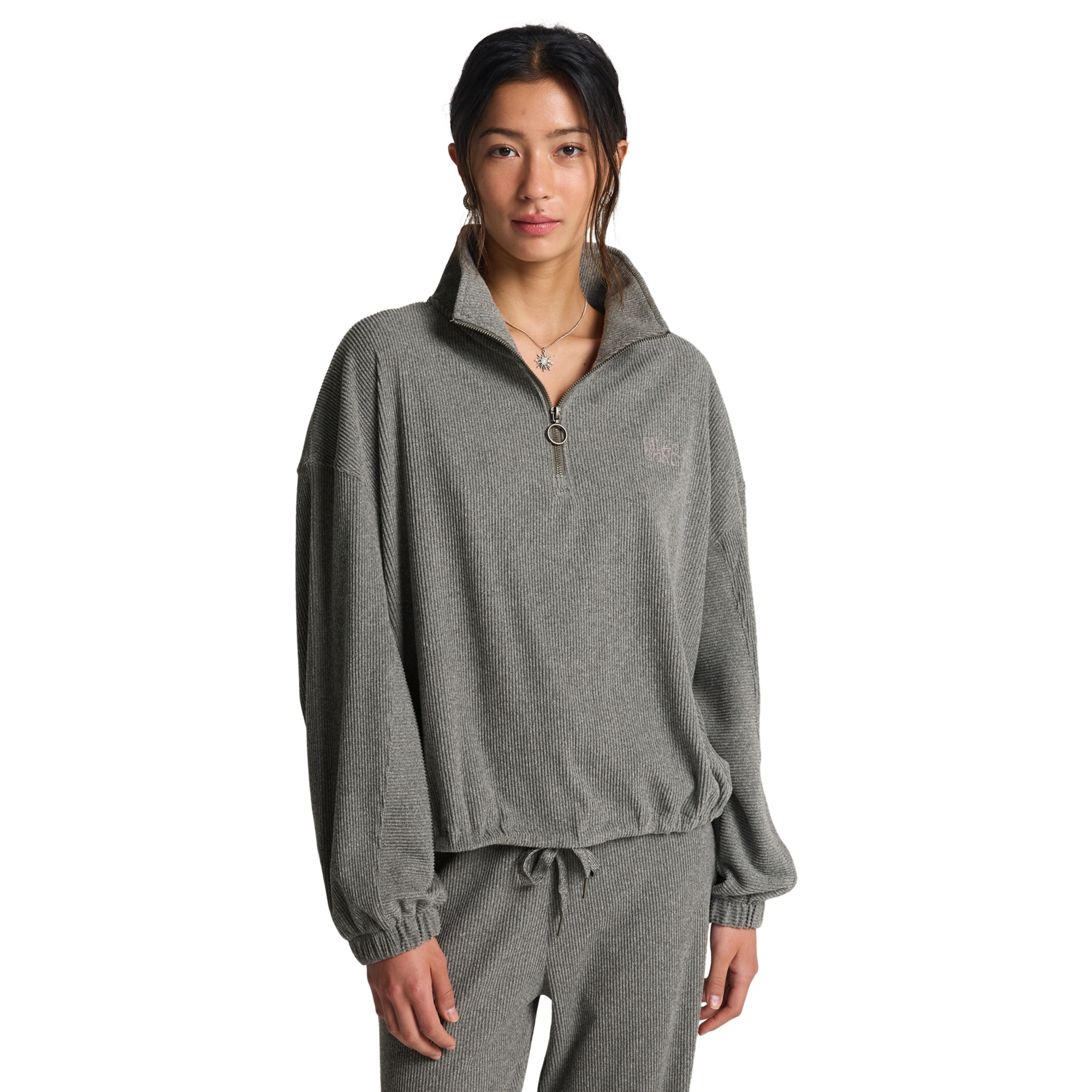 Imagen 0 de Jersey de mujer Coffee Time Billabong Gris