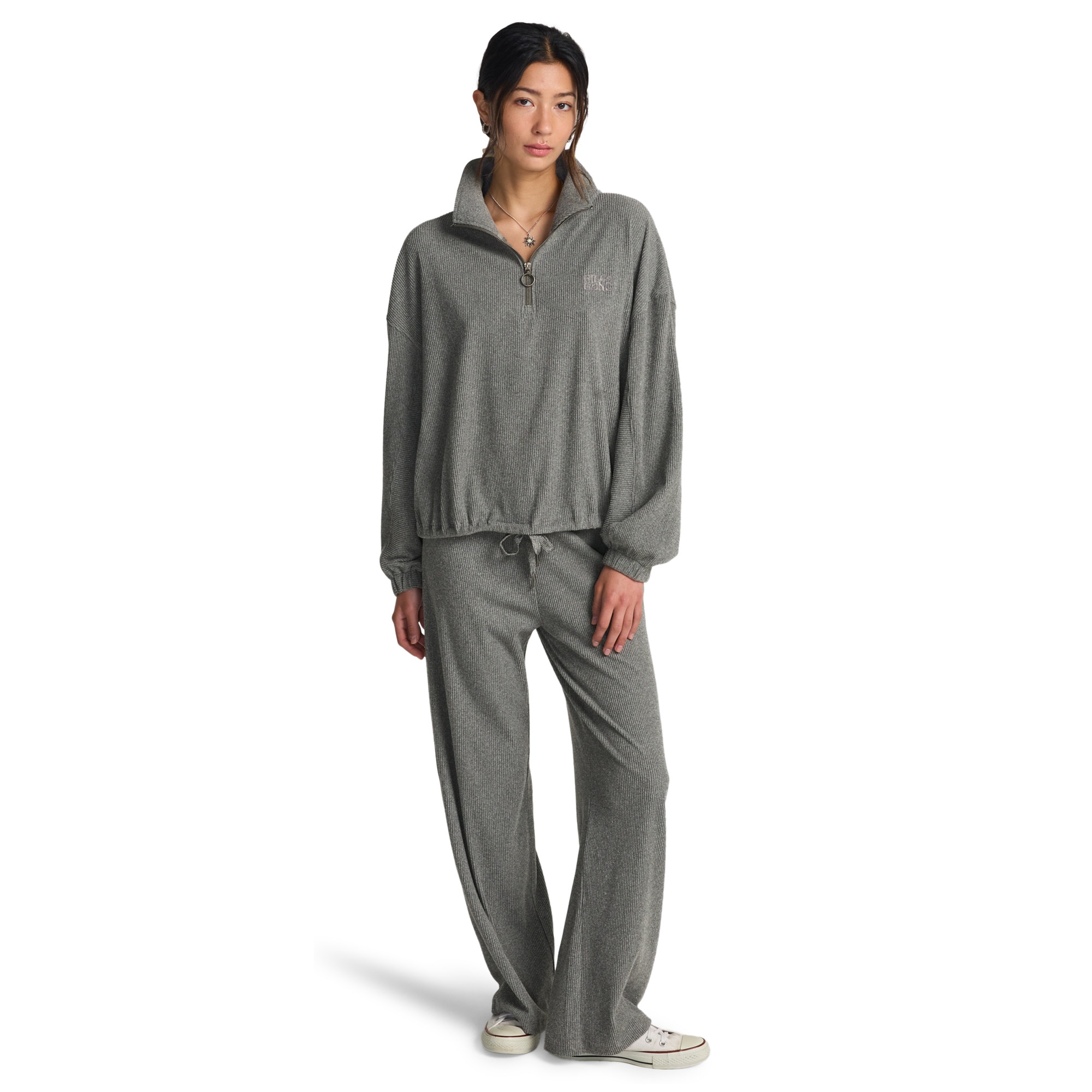 Imagen 2 de Jersey de mujer Coffee Time Billabong - Gris Gris