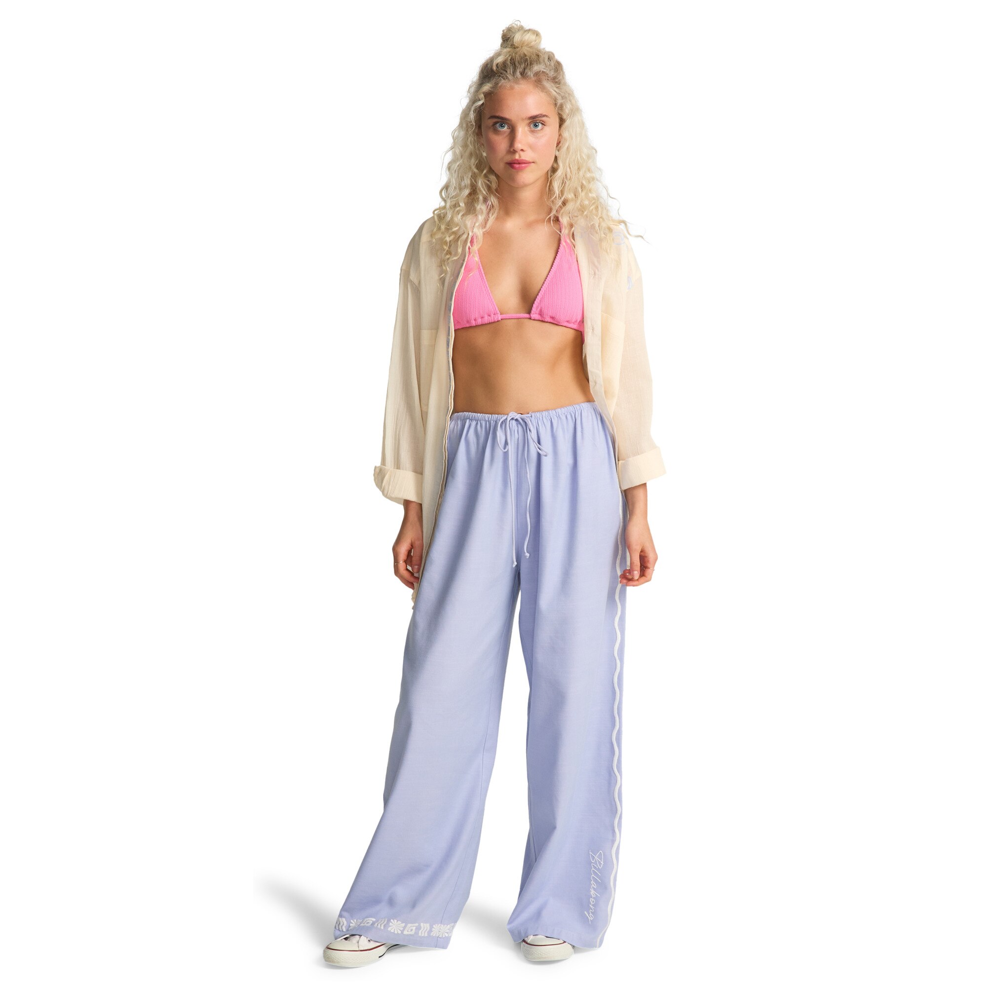 Camisa de mujer Find Me Here Billabong - Blanco Blanco-2