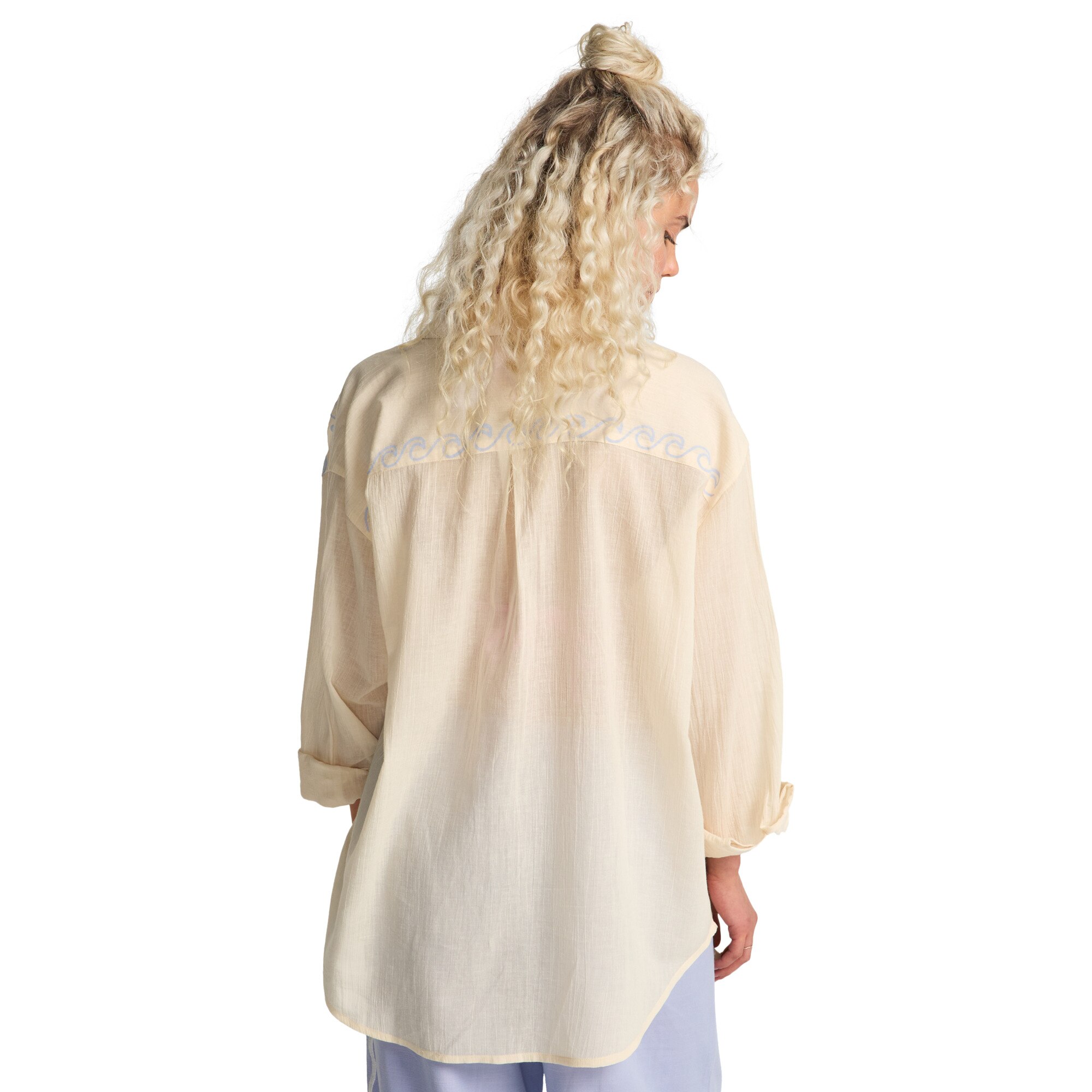 Camisa de mujer Find Me Here Billabong - Blanco Blanco-3