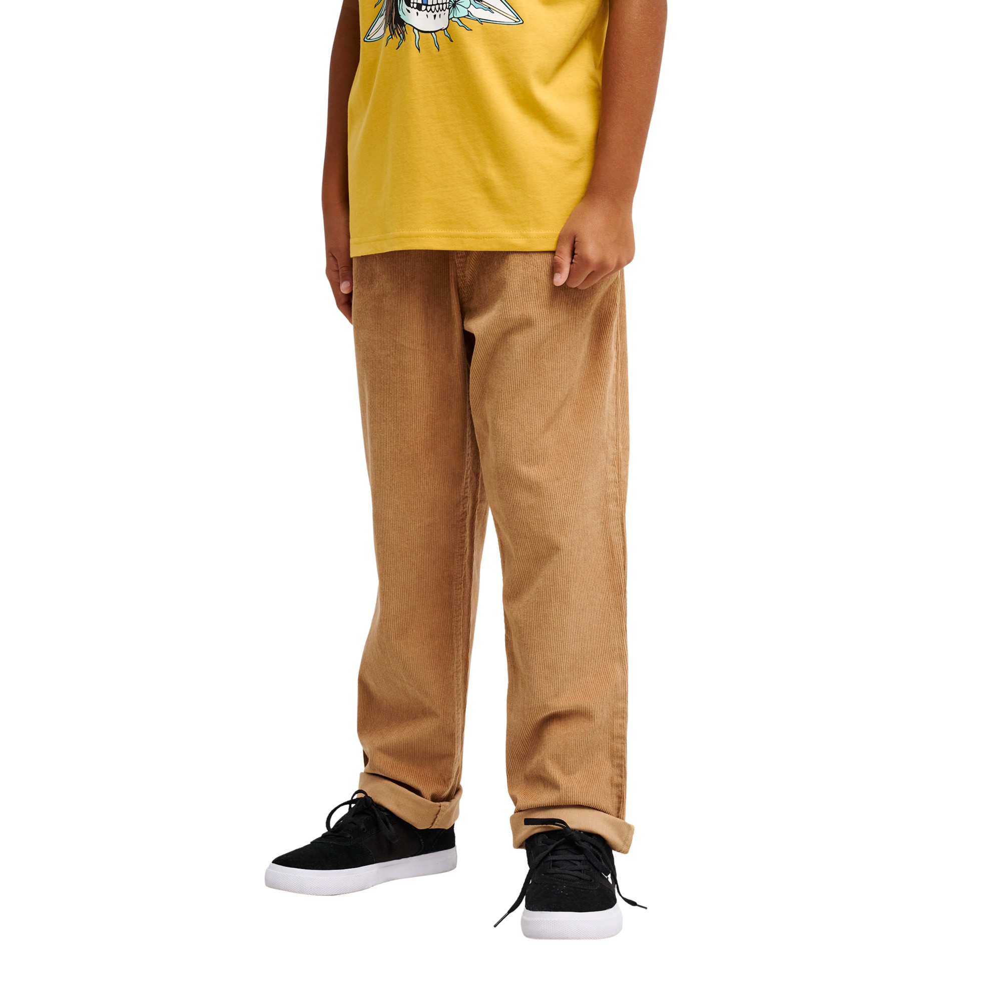 Pantalón de niños Taxer Cord Quiksilver - Marrón Marrón-1